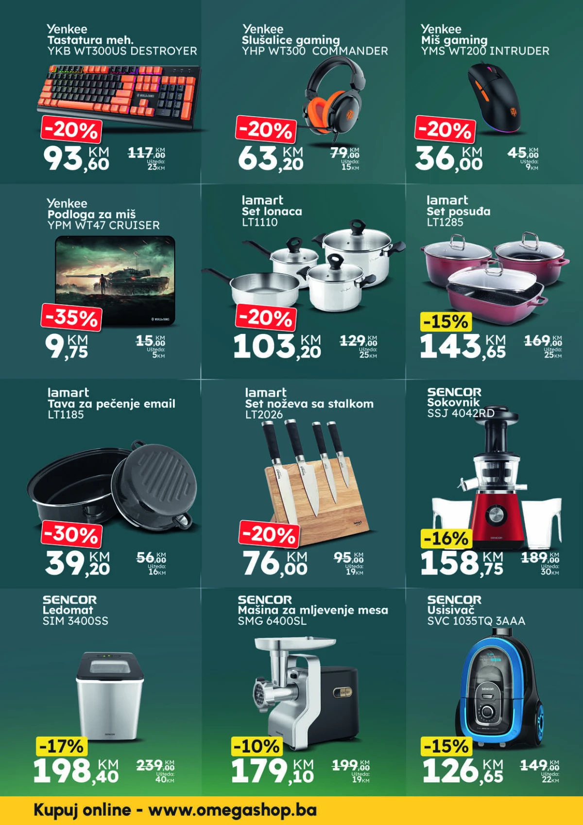 Omega Shop Yenkee Lamart i Sencor akcija strana 8