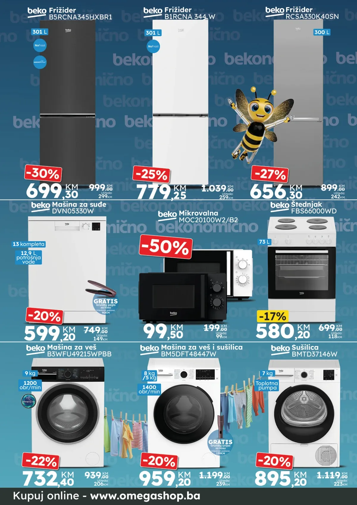Omega Shop katalog do 15.09.2026. – Whirlpool i Bosch kućanski uređaji na akciji – strana 4