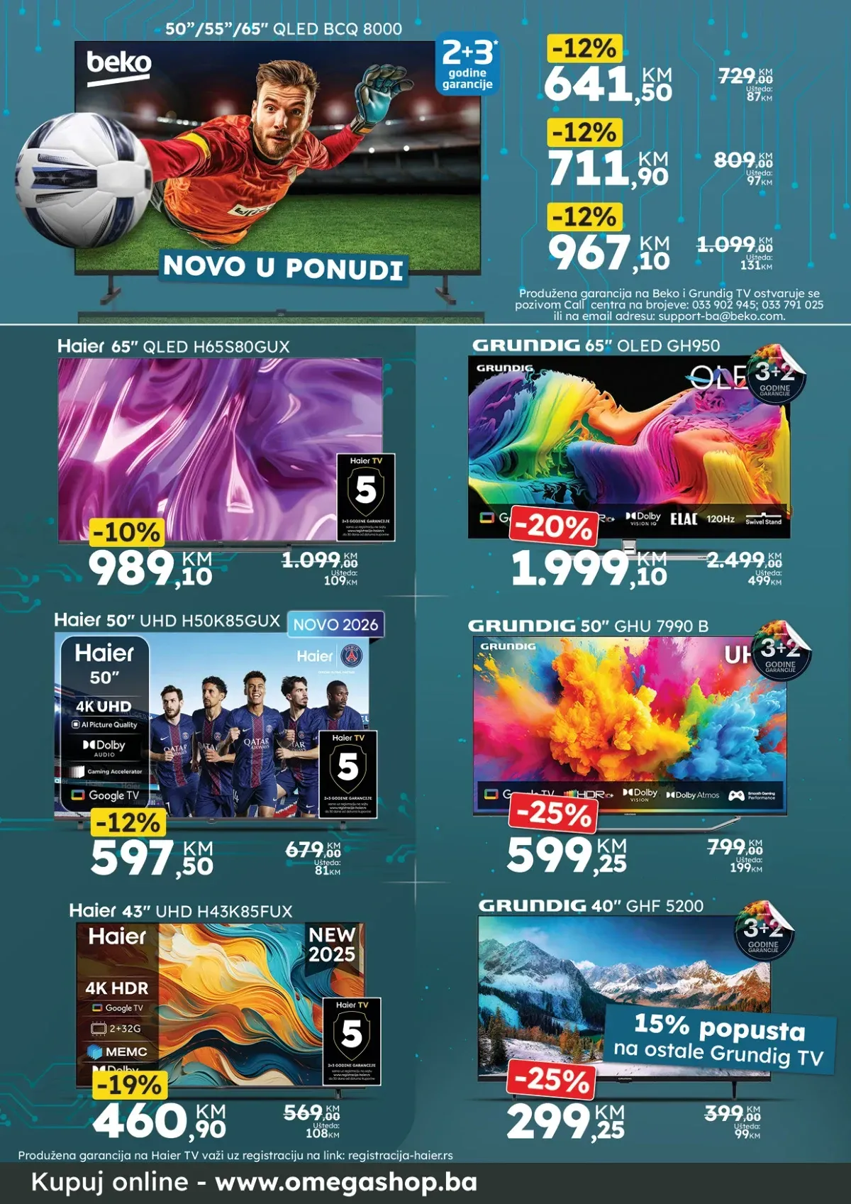 Omega Shop katalog do 15.09.2026. – Beko klima uređaji, rashladni uređaji i mali kućanski aparati na akciji – strana 6