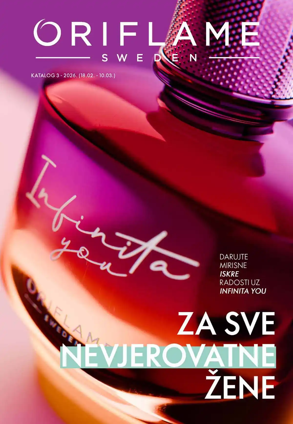 Oriflame katalog mart 2026 parfemi i kozmetika strana 1