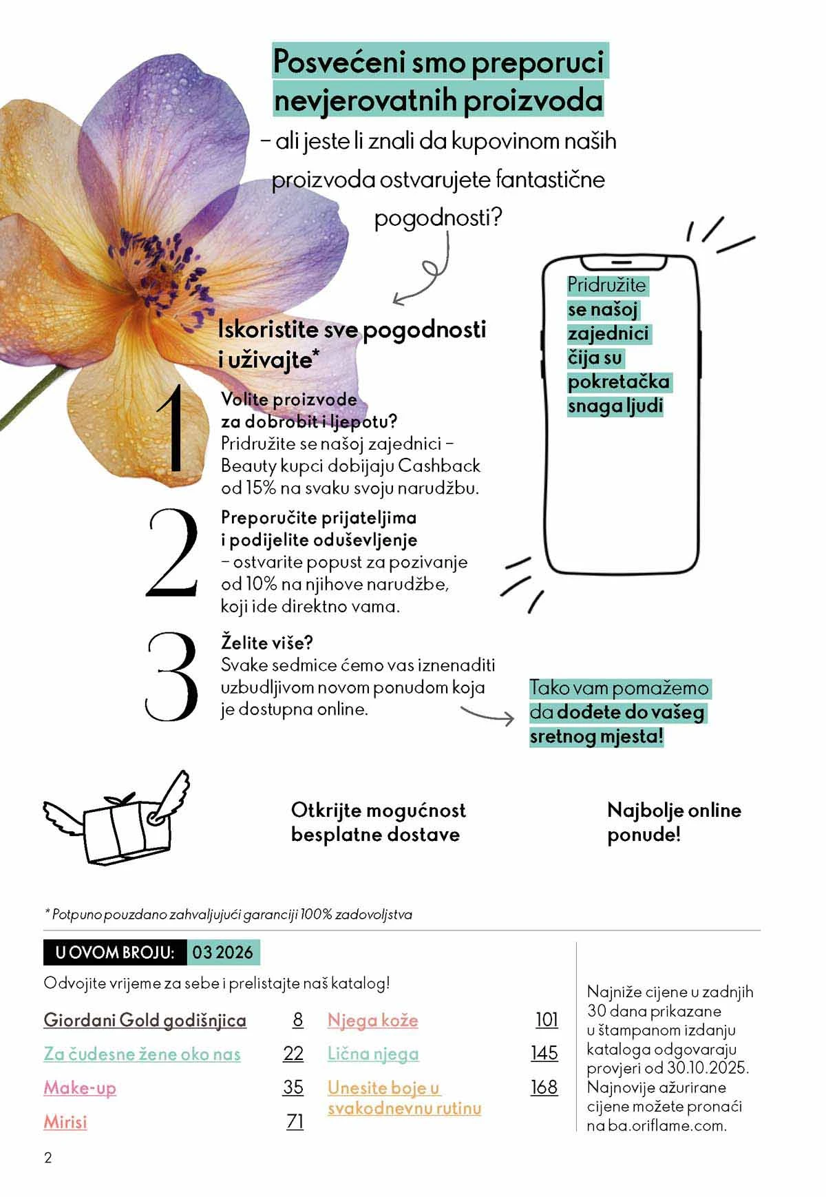 Oriflame akcija do 10. marta 2026 strana 2 katalog