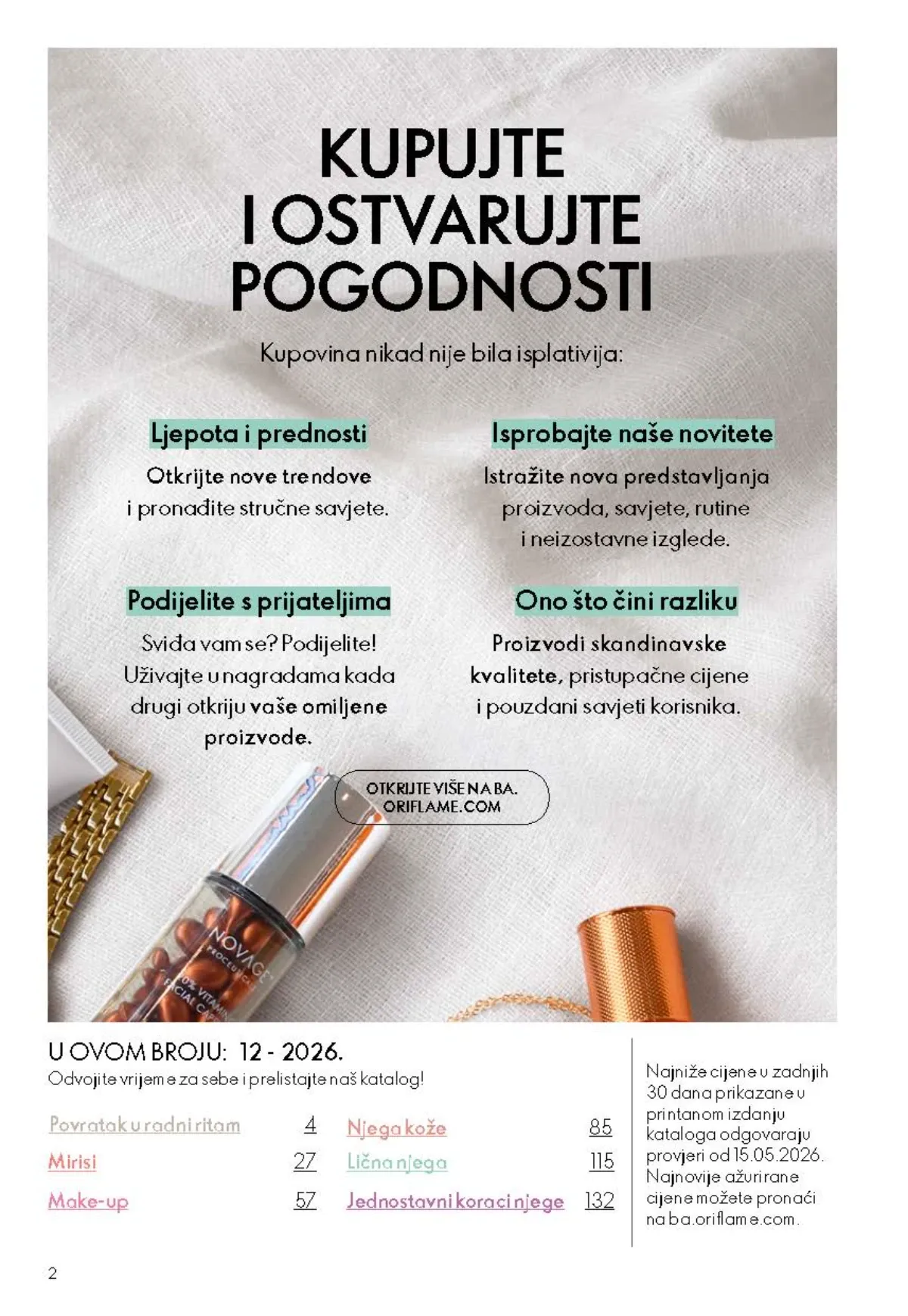 Oriflame katalog 12/2026 do 15.09.2026. – stranica 2