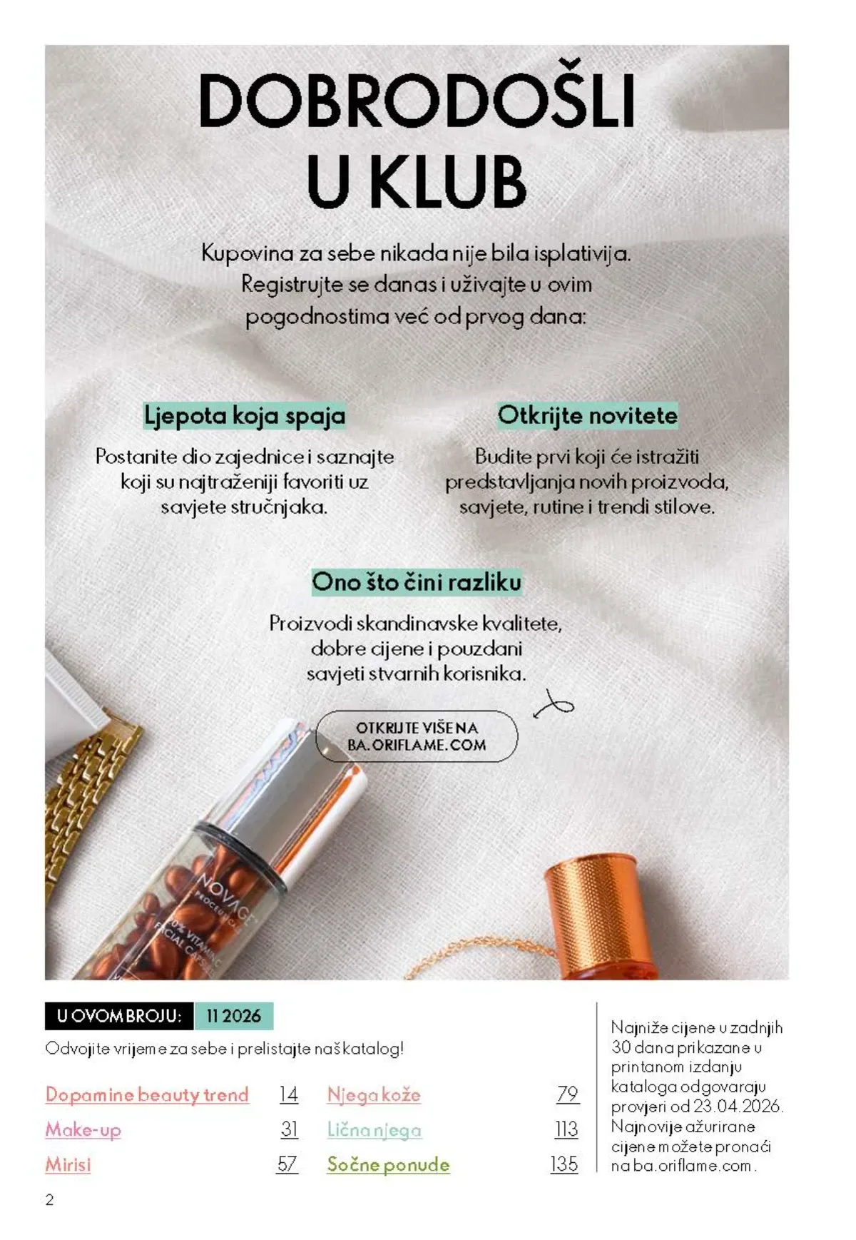 Oriflame katalog 11/2026 – strana 2