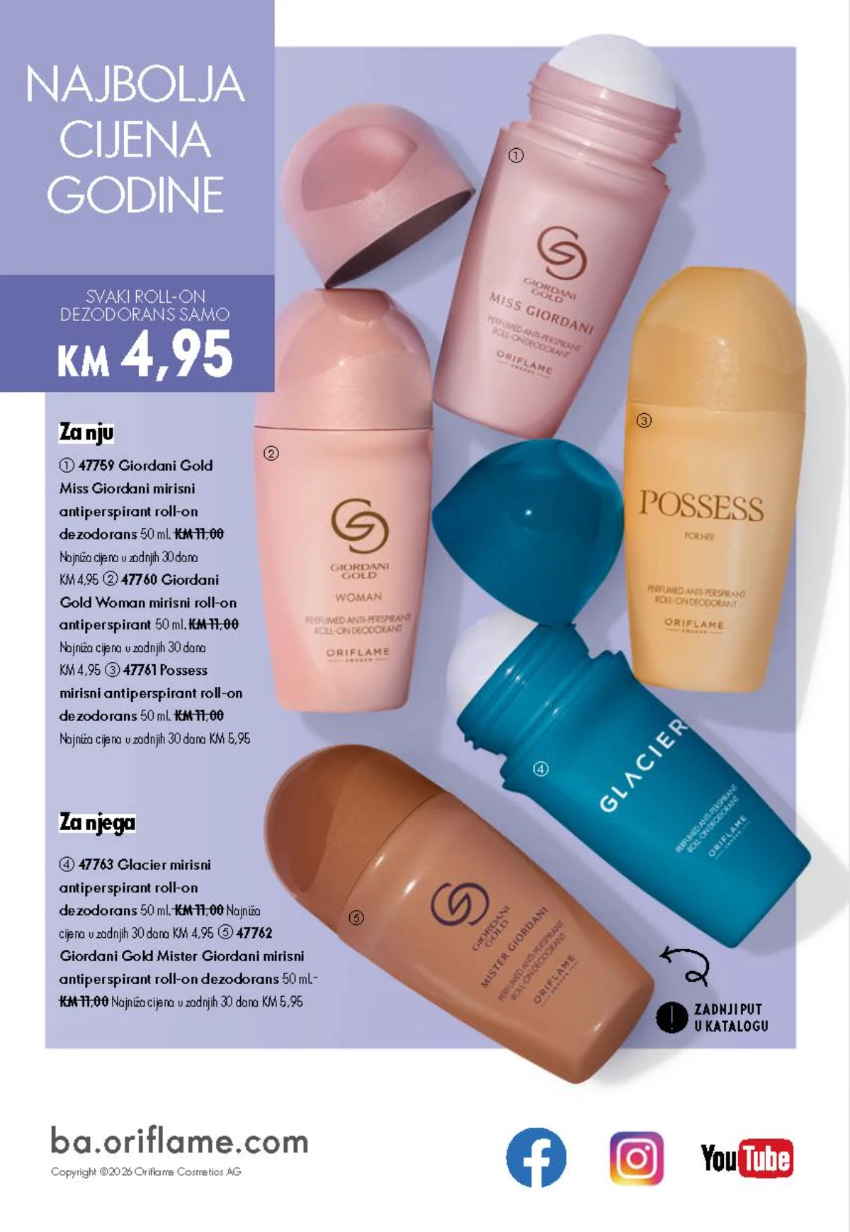 Oriflame kataloška ponuda sniženja