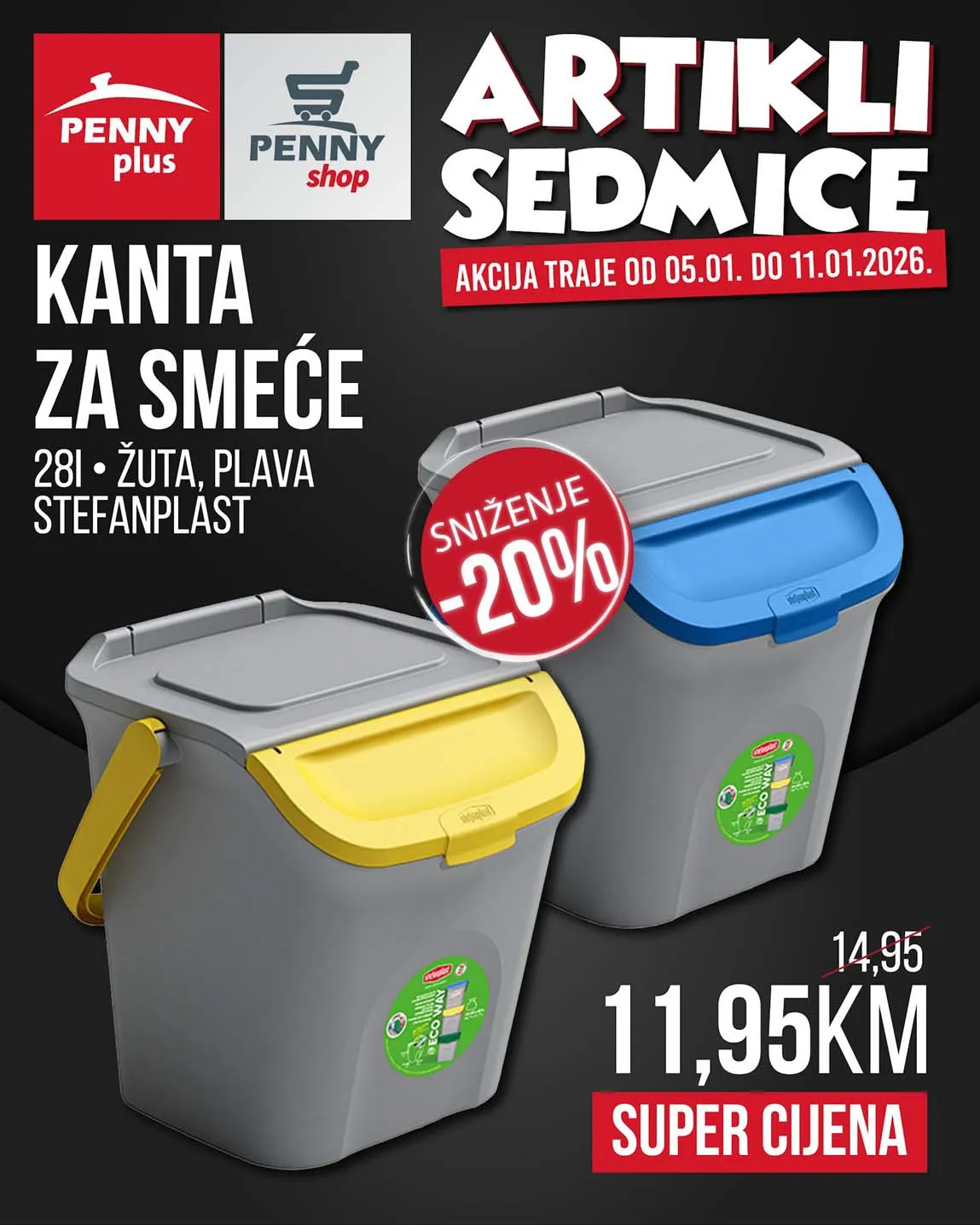 PENNY PLUS arikli sedmice