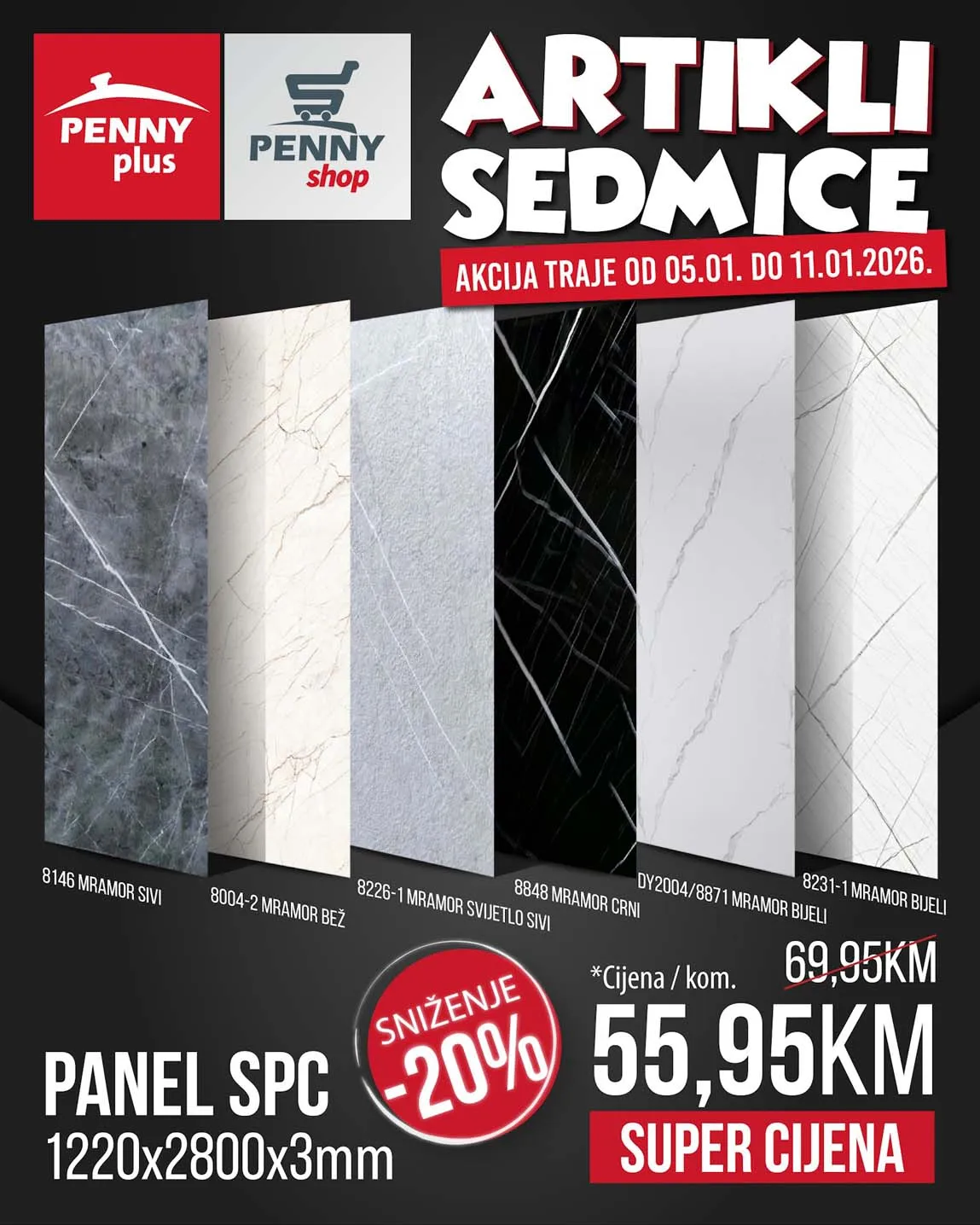 PENNY PLUS arikli sedmice