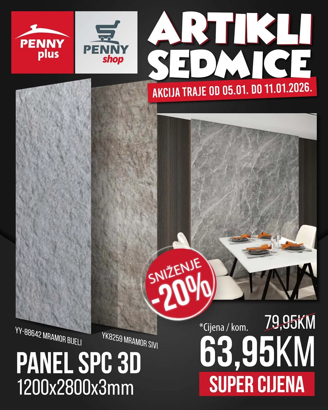 PENNY PLUS arikli sedmice