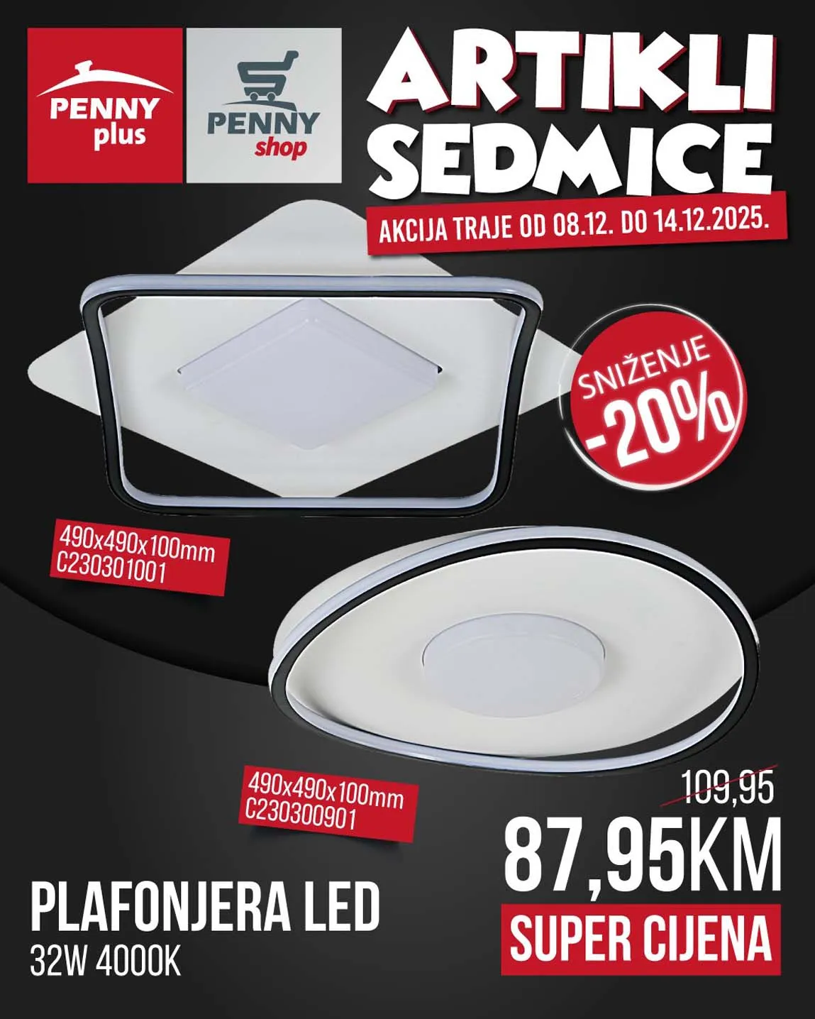 PENNY PLUS arikli sedmice