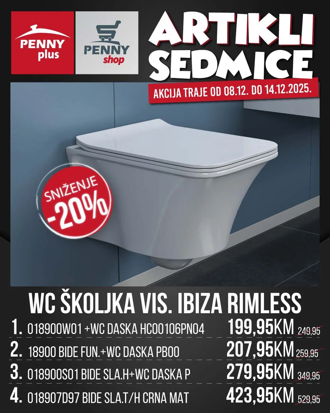 PENNY PLUS arikli sedmice