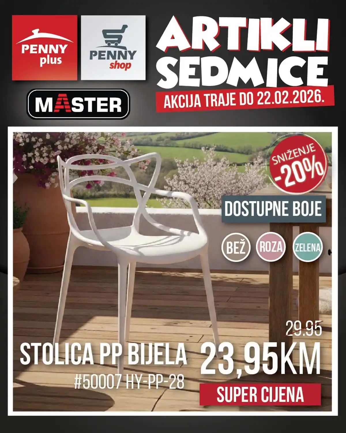 PENNY Plus ponuda sedmice – strana 1, sniženja do 22. februara 2026.