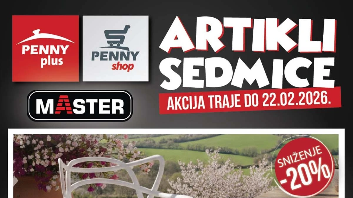 PENNY Plus ponuda sedmice – hit proizvodi po sniženim cijenama do 22. februara 2026.