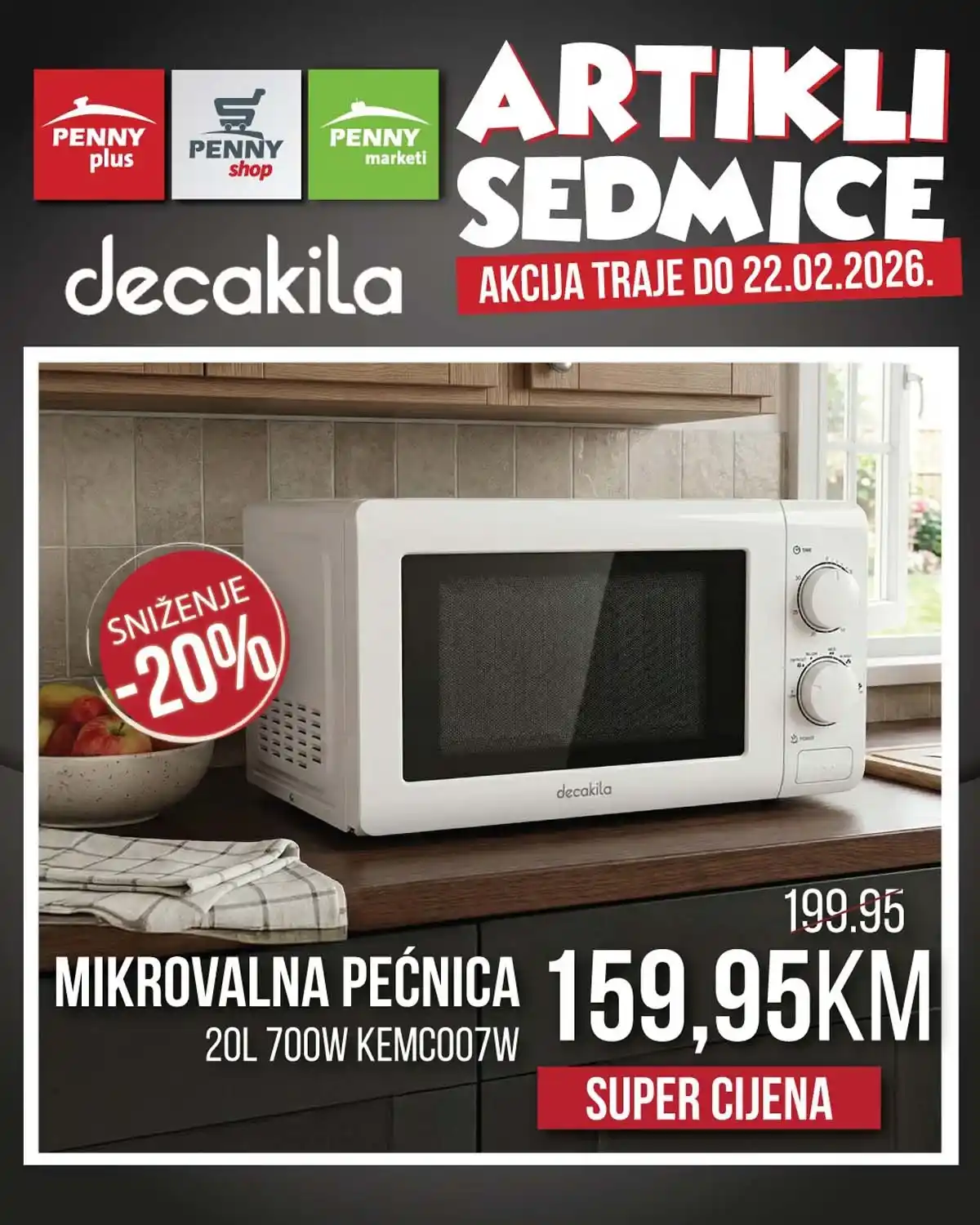 PENNY Plus ponuda sedmice do 22. februara 2026. – strana 8 kataloga PENNY Plus ponuda sedmice – strana 8, sedmična ponuda do 22. februara 2026.