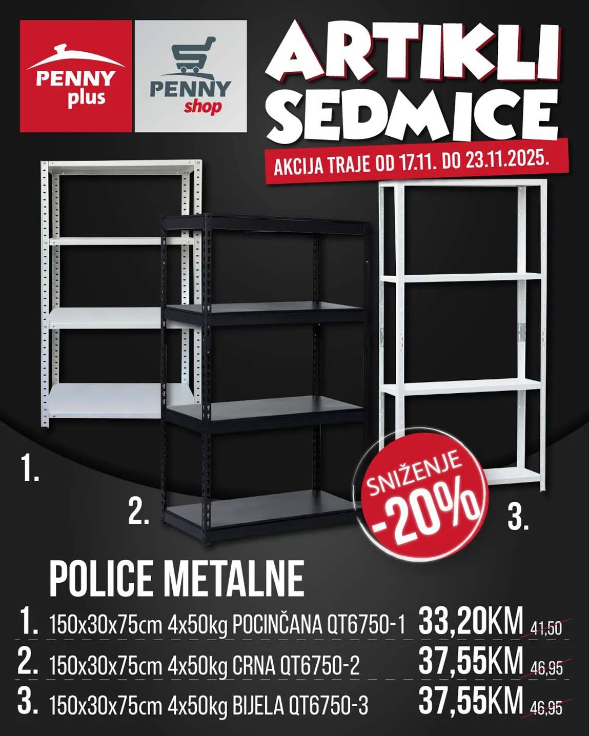 PENNY PLUS arikli sedmice