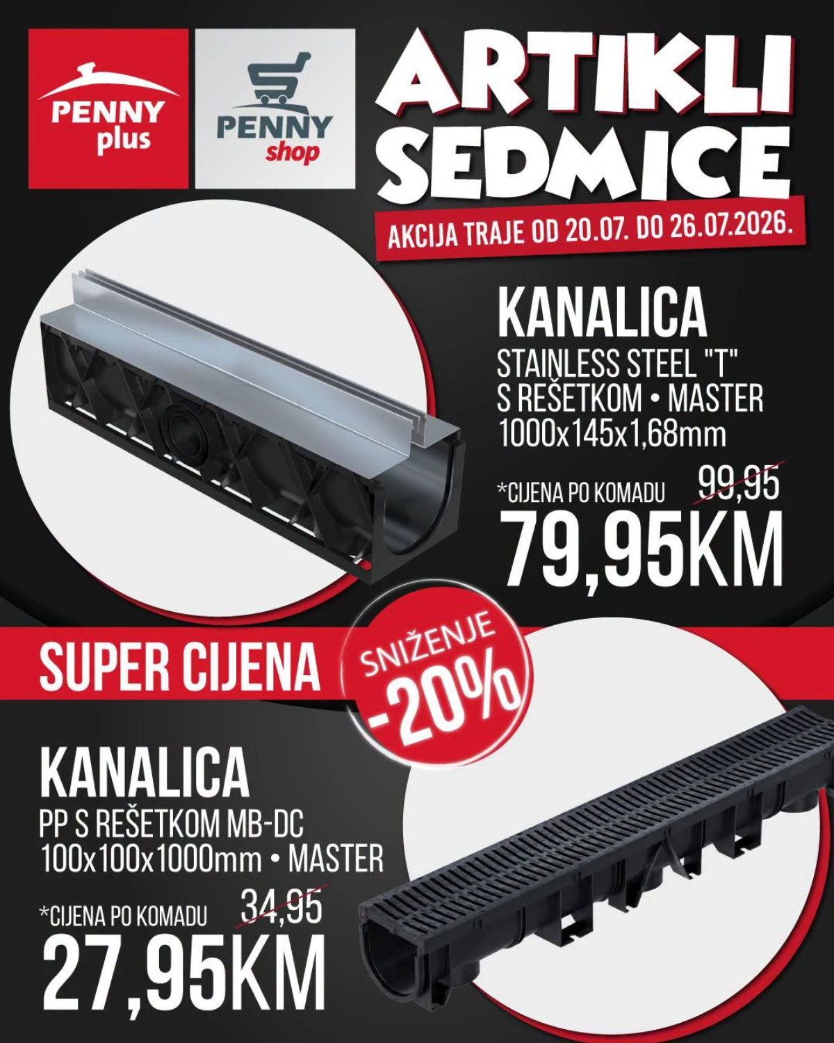 Penny Plus LED lampe za stepenice uz popust od 25% do 26.07.2026.