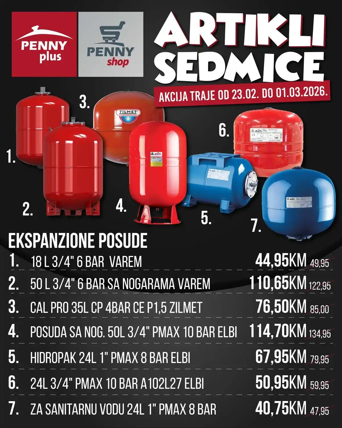 PENNY PLUS arikli sedmice