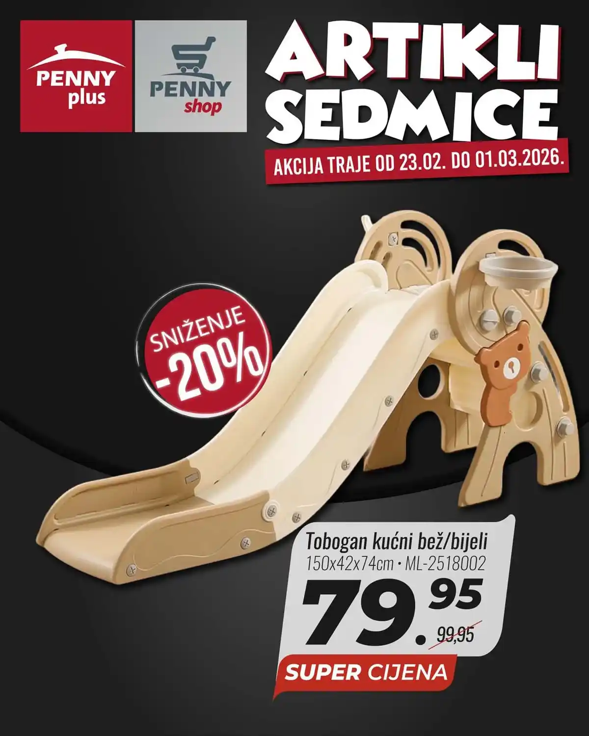 PENNY PLUS arikli sedmice