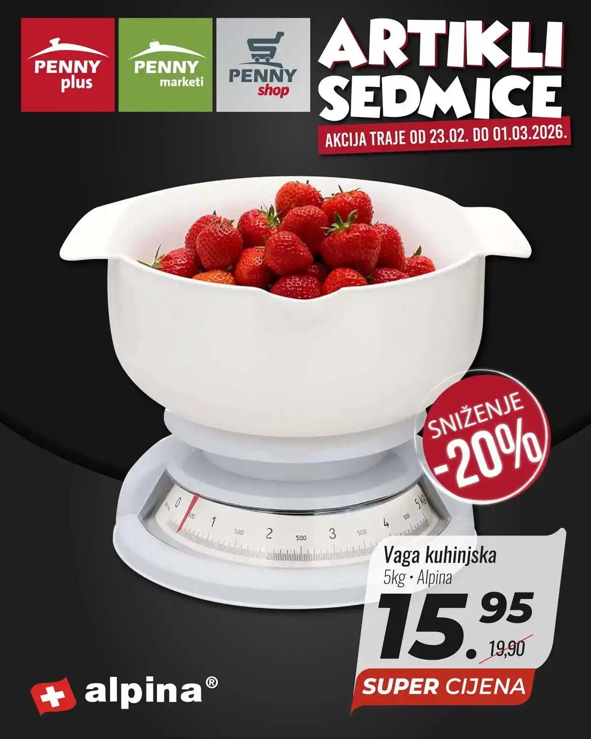 PENNY PLUS arikli sedmice