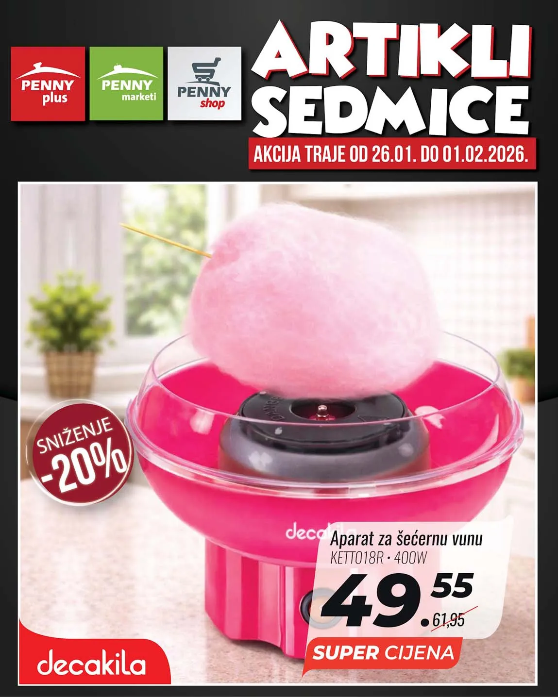 PENNY PLUS arikli sedmice