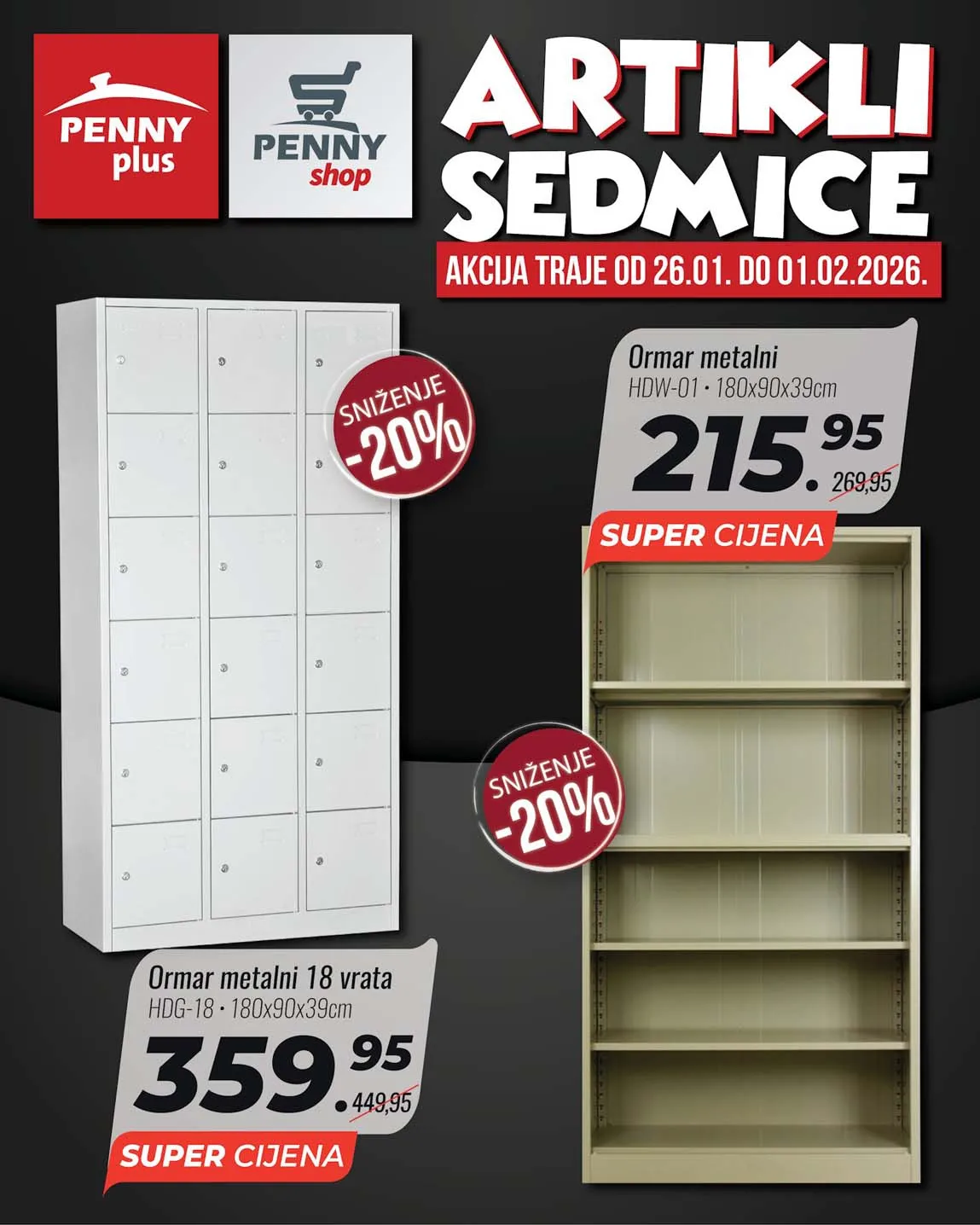 PENNY PLUS arikli sedmice