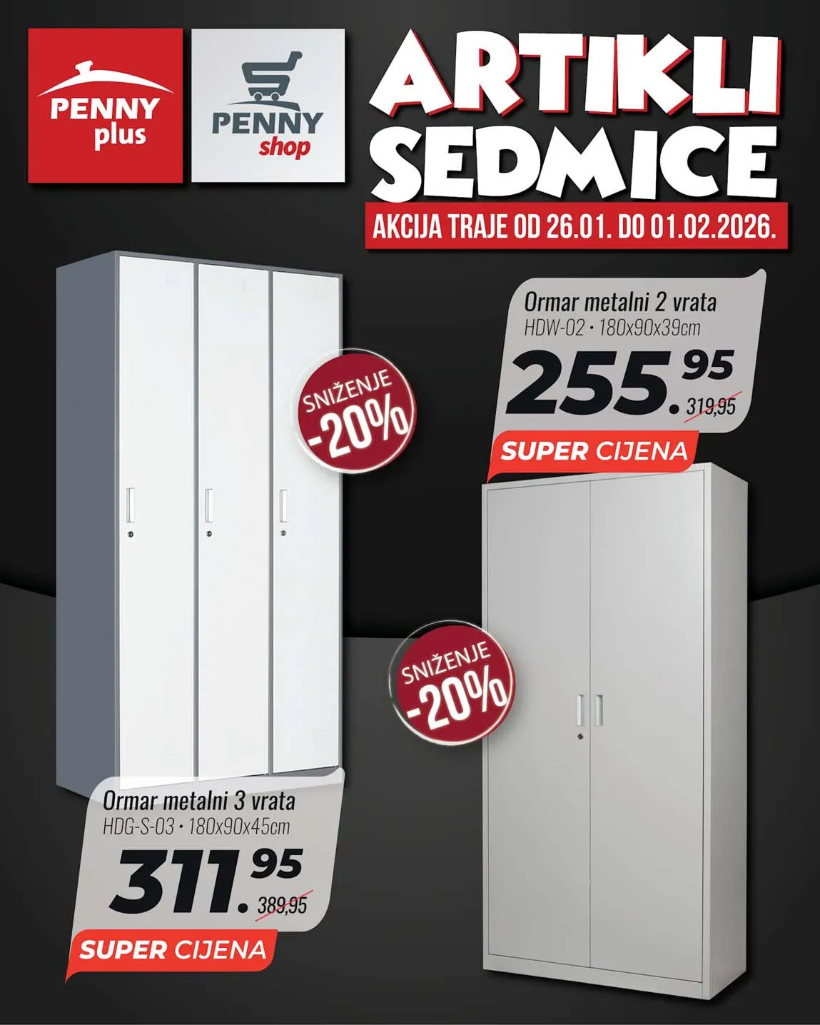 PENNY PLUS arikli sedmice