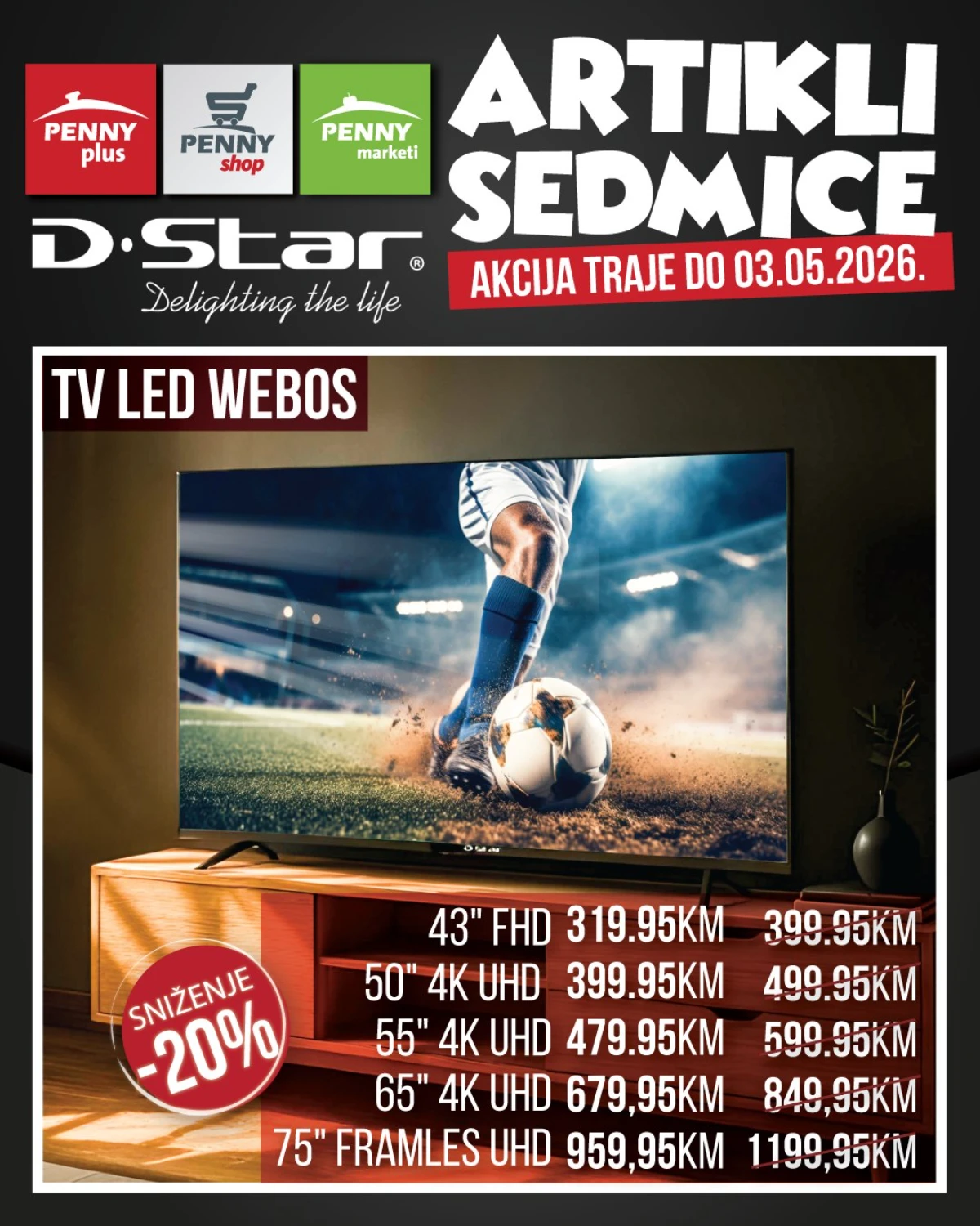 Penny katalog strana 1 – TV akcija i sniženja do 03.05.2026