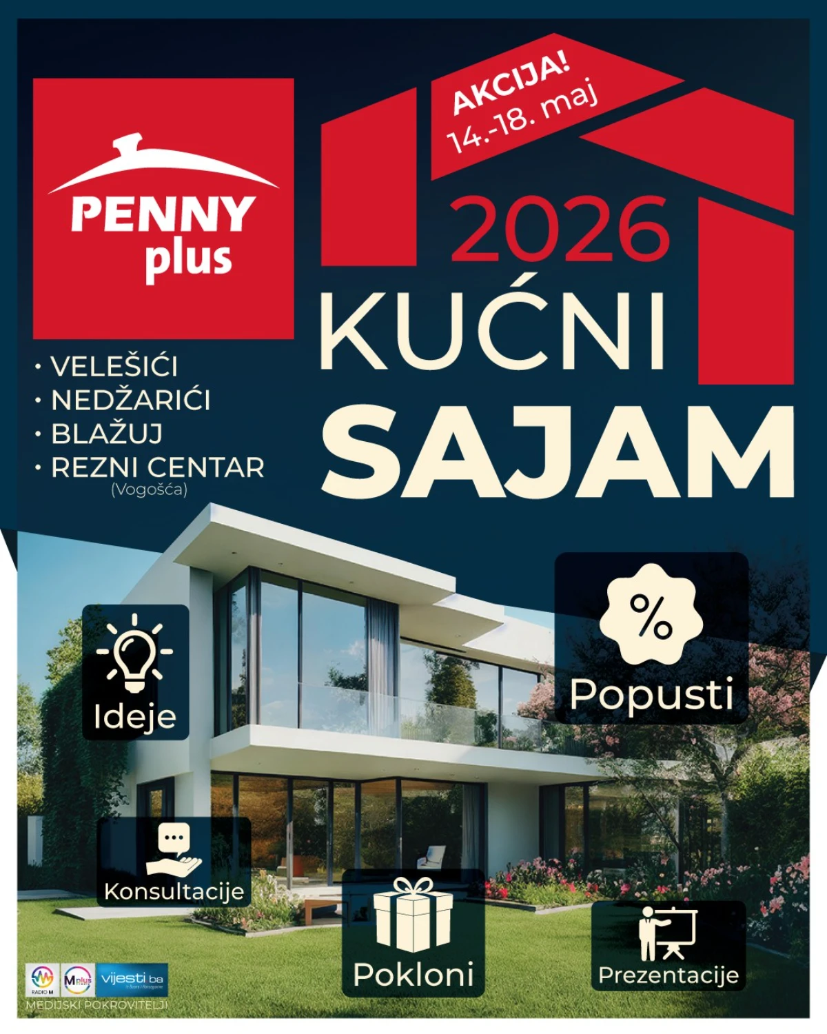 Penny Plus Kućni sajam 2026 akcija za dom i uređenje sa popustima u Sarajevu do 18.05.2026.