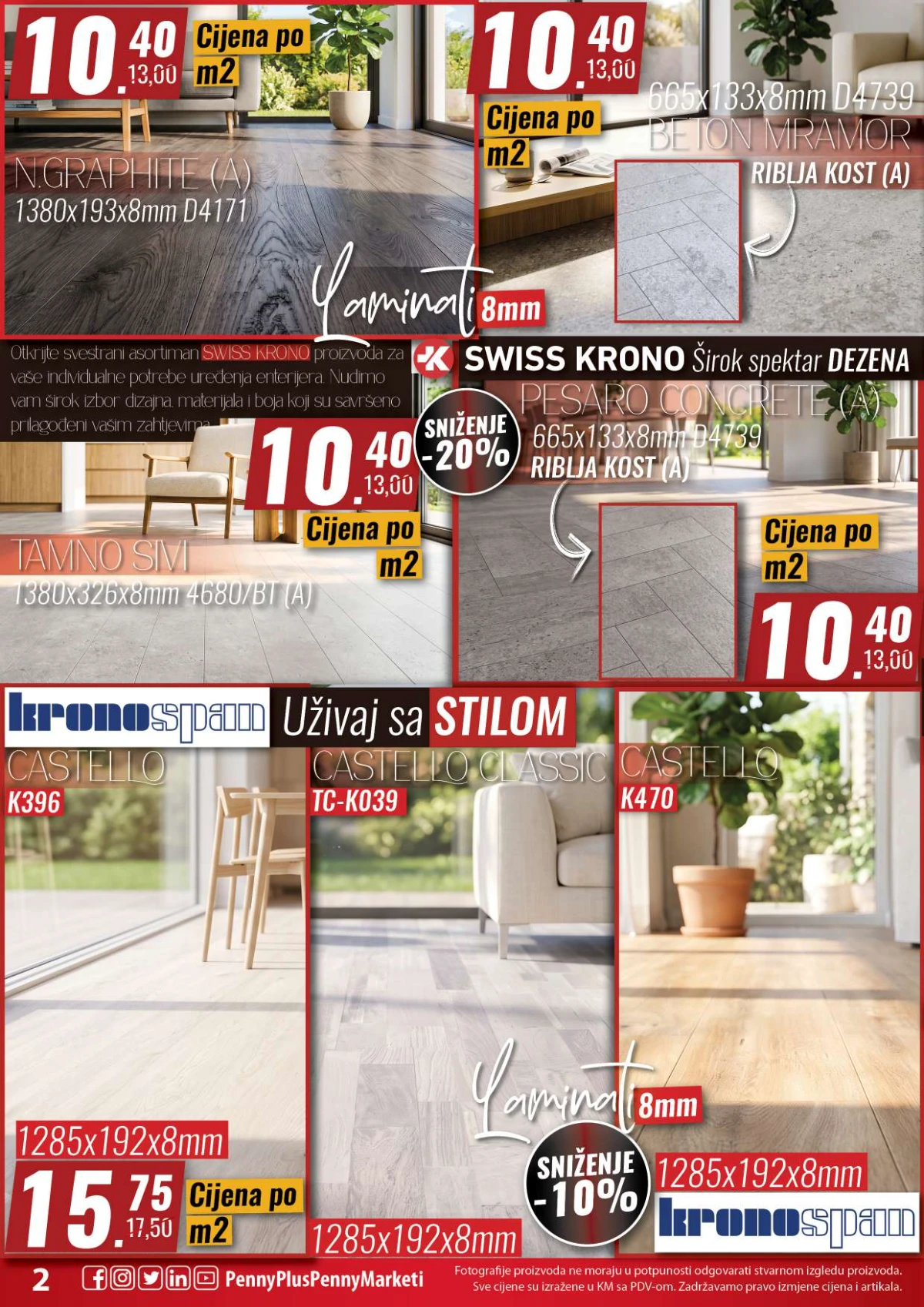 PENNY Plus katalog podnih obloga i laminata - strana 2