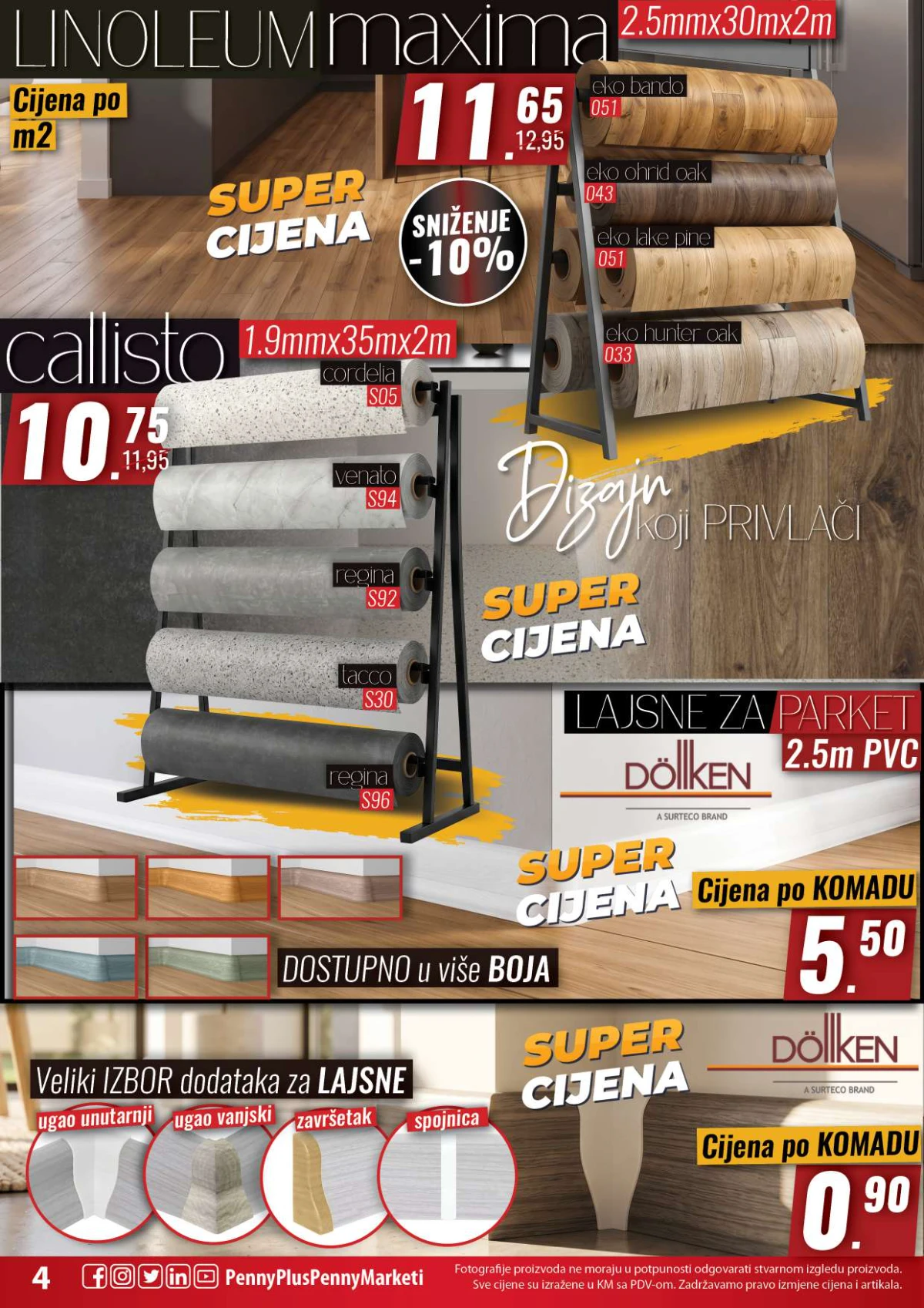 PENNY Plus katalog linoleuma i lajsni - strana 4