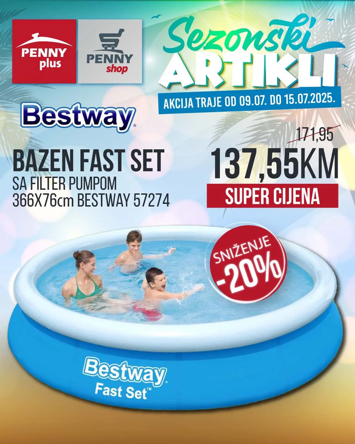 Penny – Akcija sezonskih artikala do 15. jula 2025. | Popusti do 20%