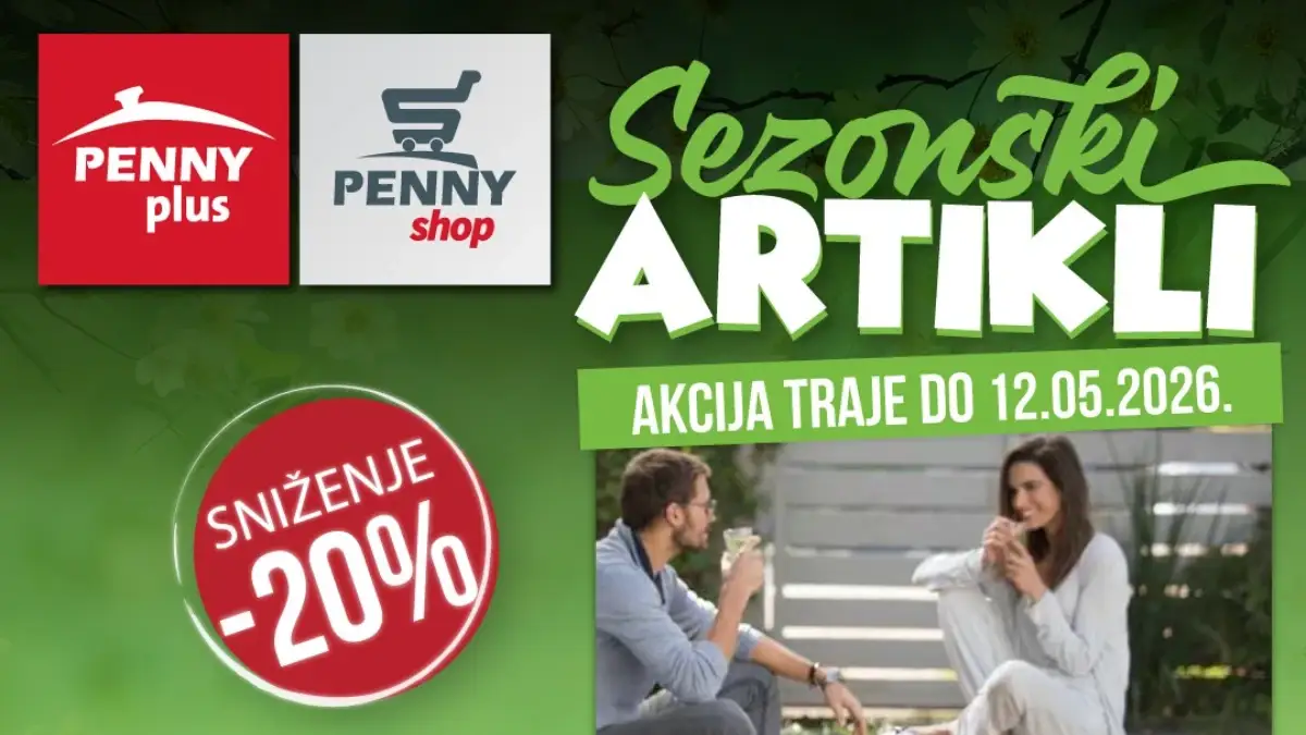 Penny Plus sezonski artikli do 12.05.2026 bicikli vrtni namještaj paviljoni i nadstrešnice na akciji