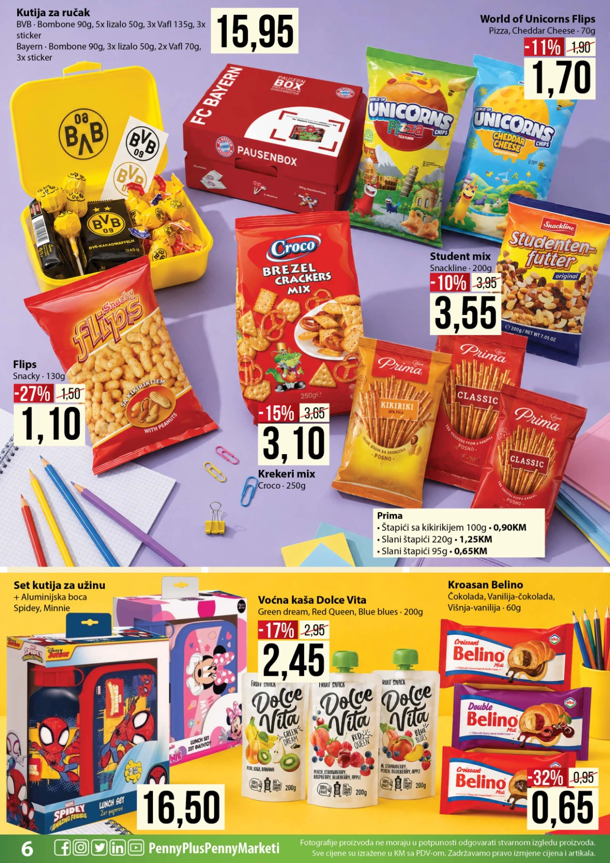 PENNY katalog do 13.09.2026. – Belino kroasan za 0,65 KM i Flips Snacky za 1,10 KM
