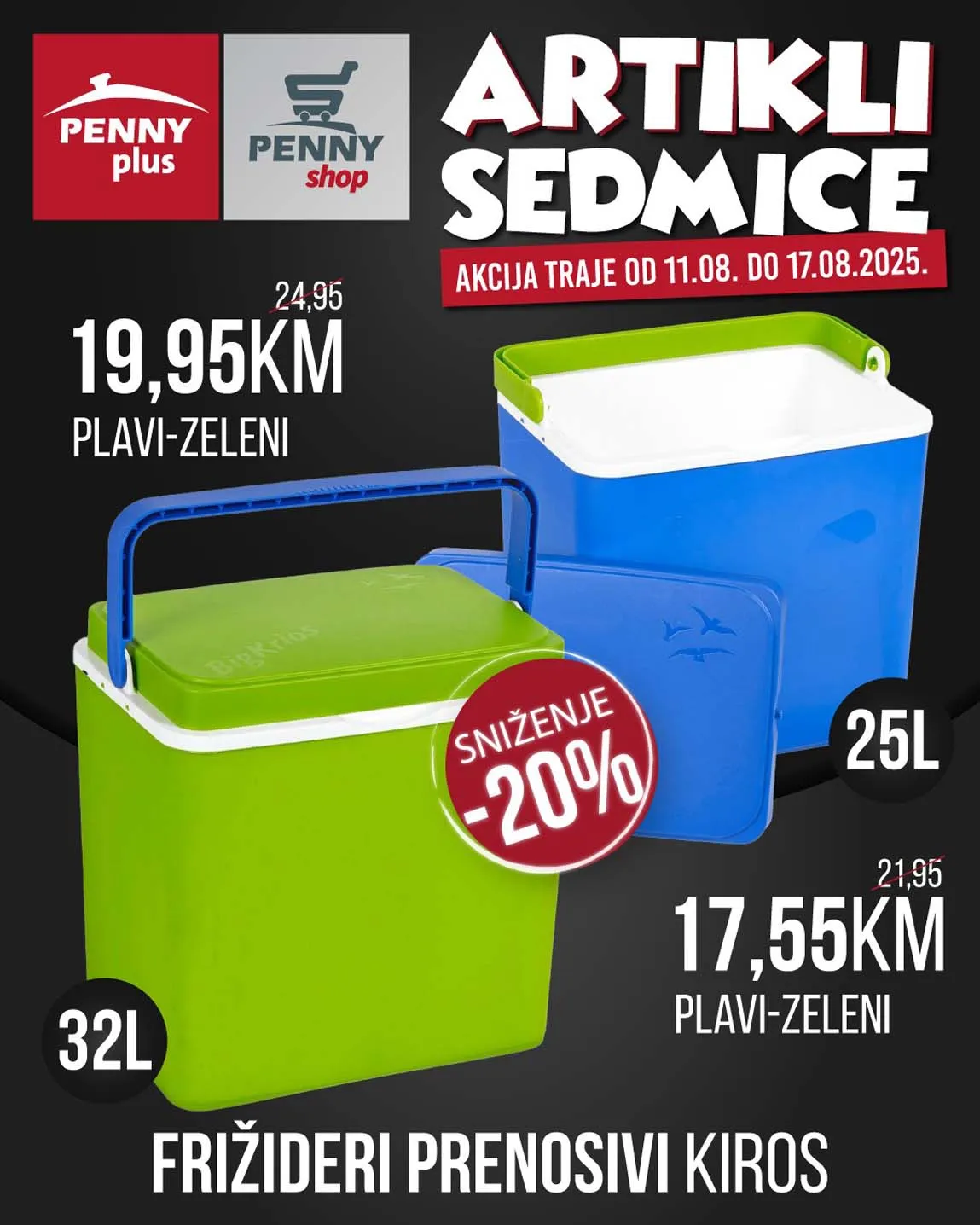 Penny Plus akcija august 2025 - sniženje artikala