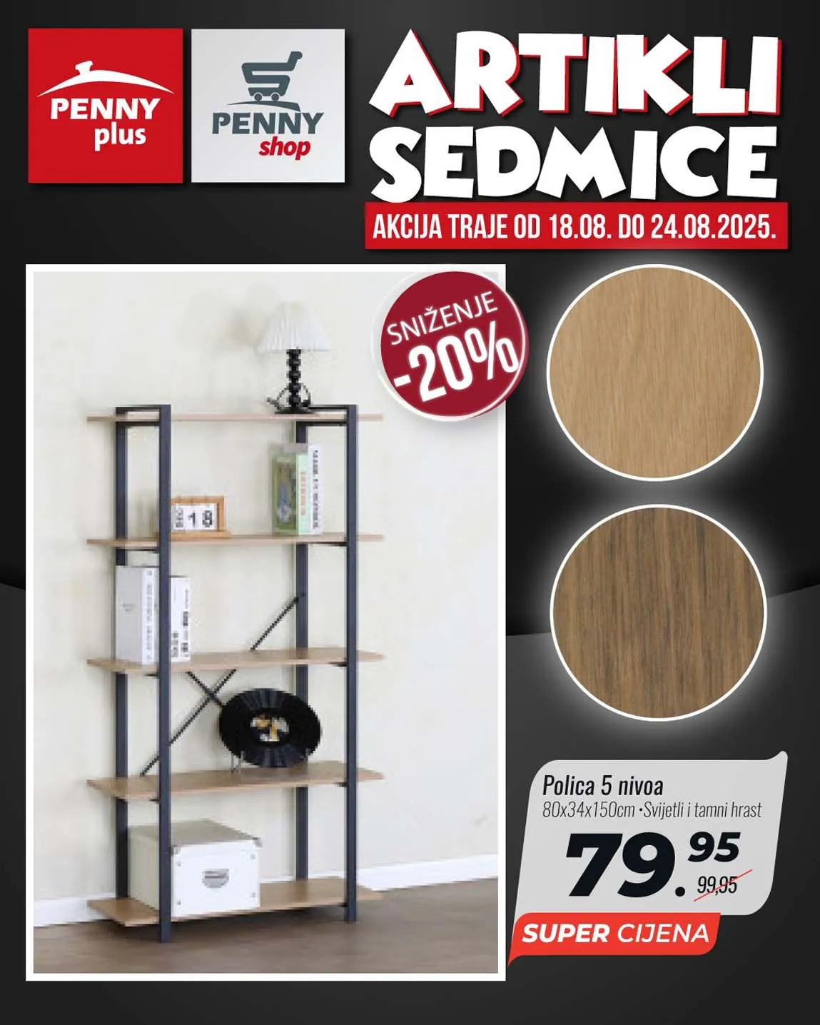 Penny Plus akcija – Artikli sedmice sniženja do 24.08.2025