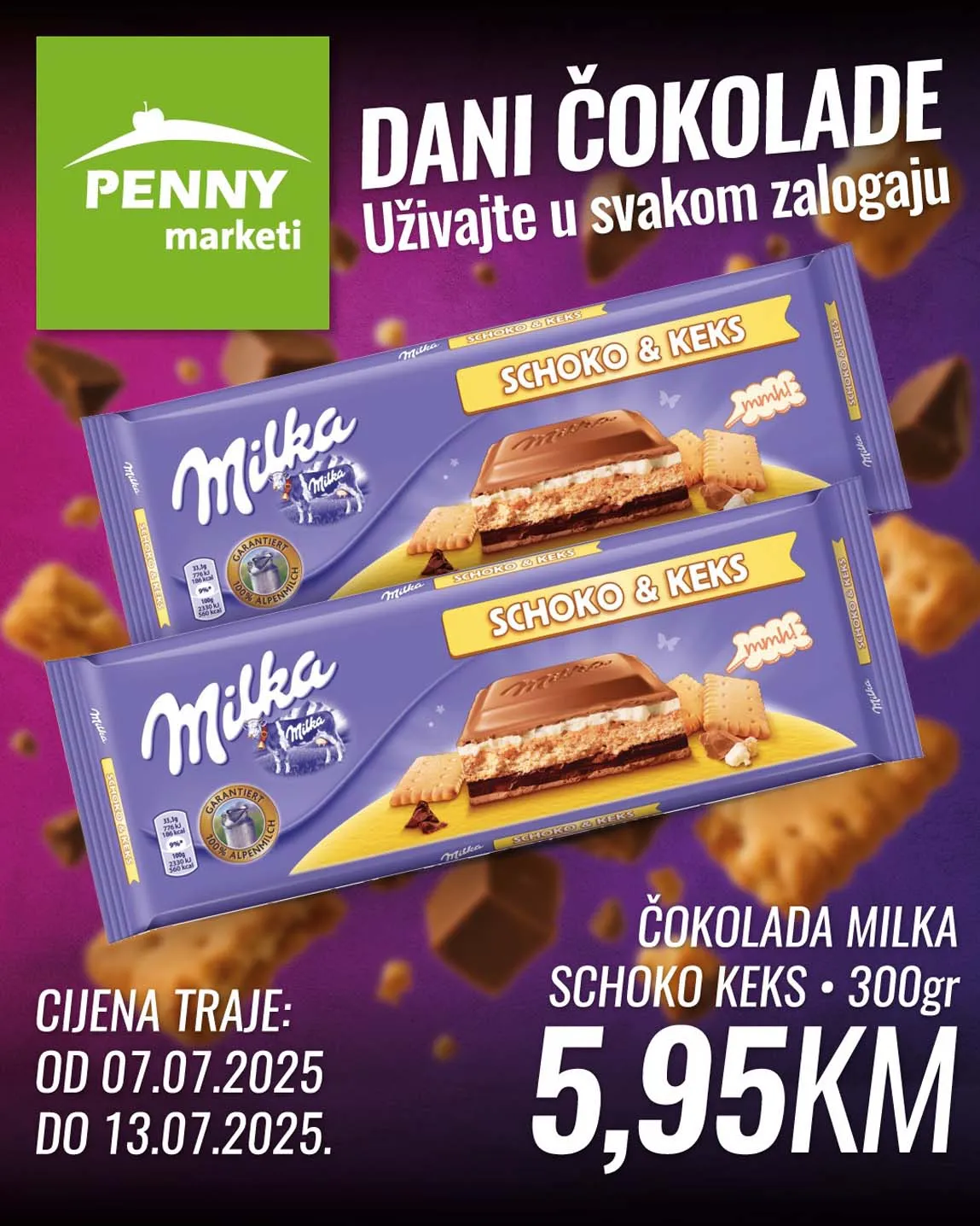 Penny marketi DANI ČOKOLADE sniženja do 13.07.2025