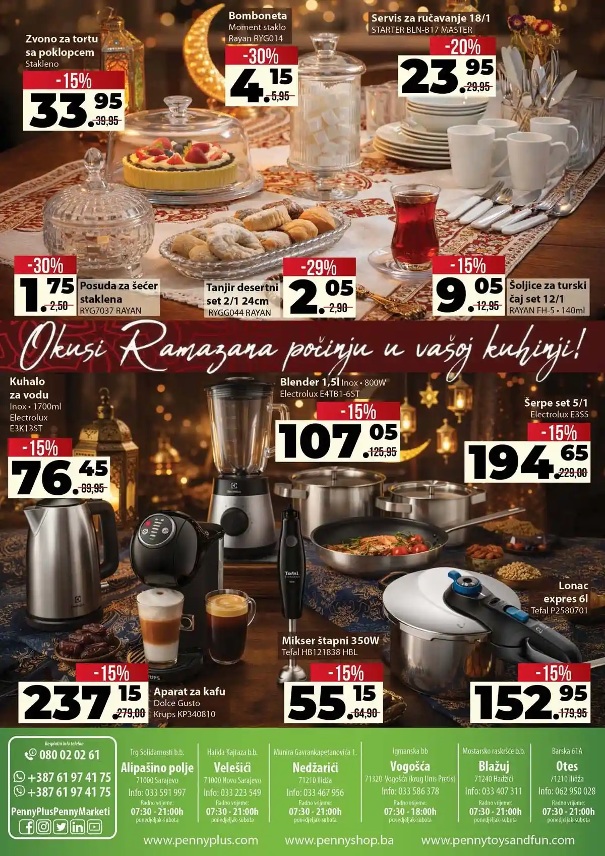 Penny Plus Okusi Ramazana – završna strana kataloga Penny Plus Okusi Ramazana katalog strana 10 – završna ponuda sniženja do 08. marta 2026.