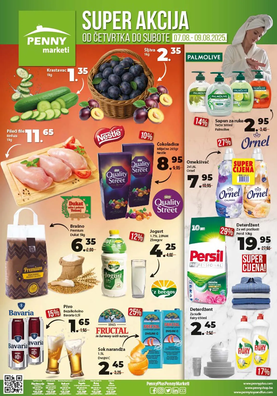 Penny marketi vikend akcija – Sniženja do 09.08.2025.