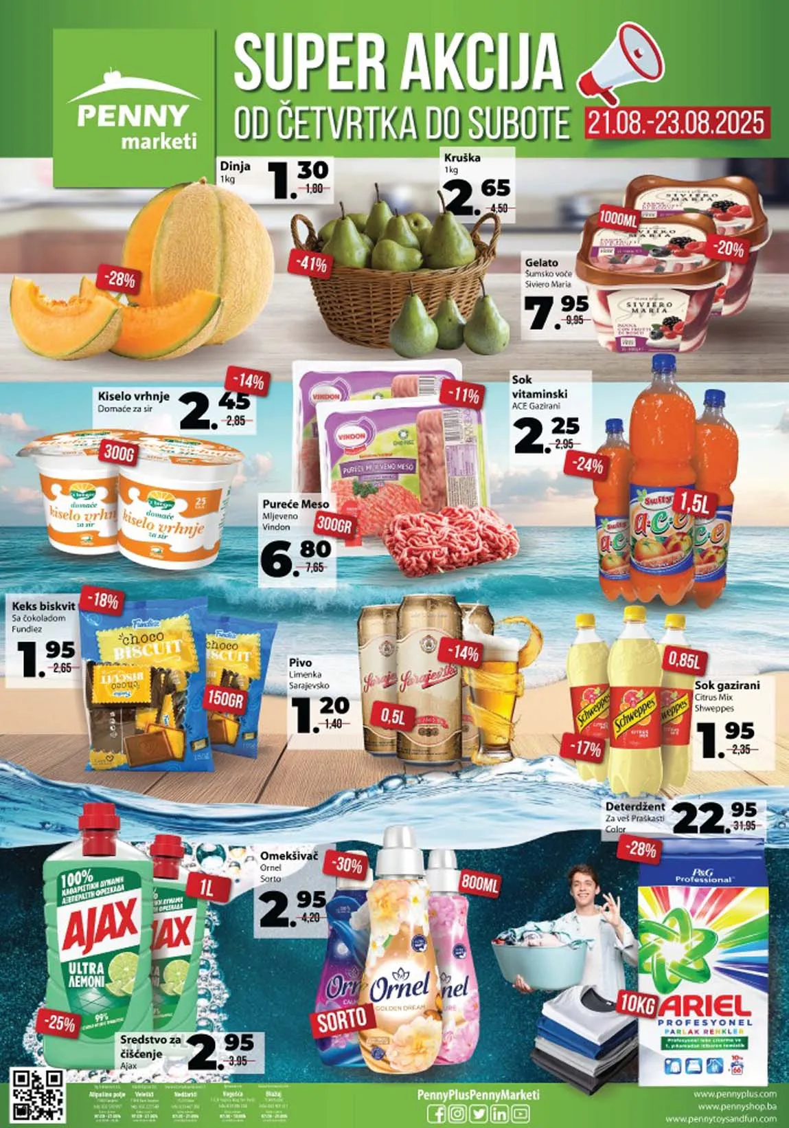 Penny marketi vikend akcija – Sniženja do 23.08.2025.