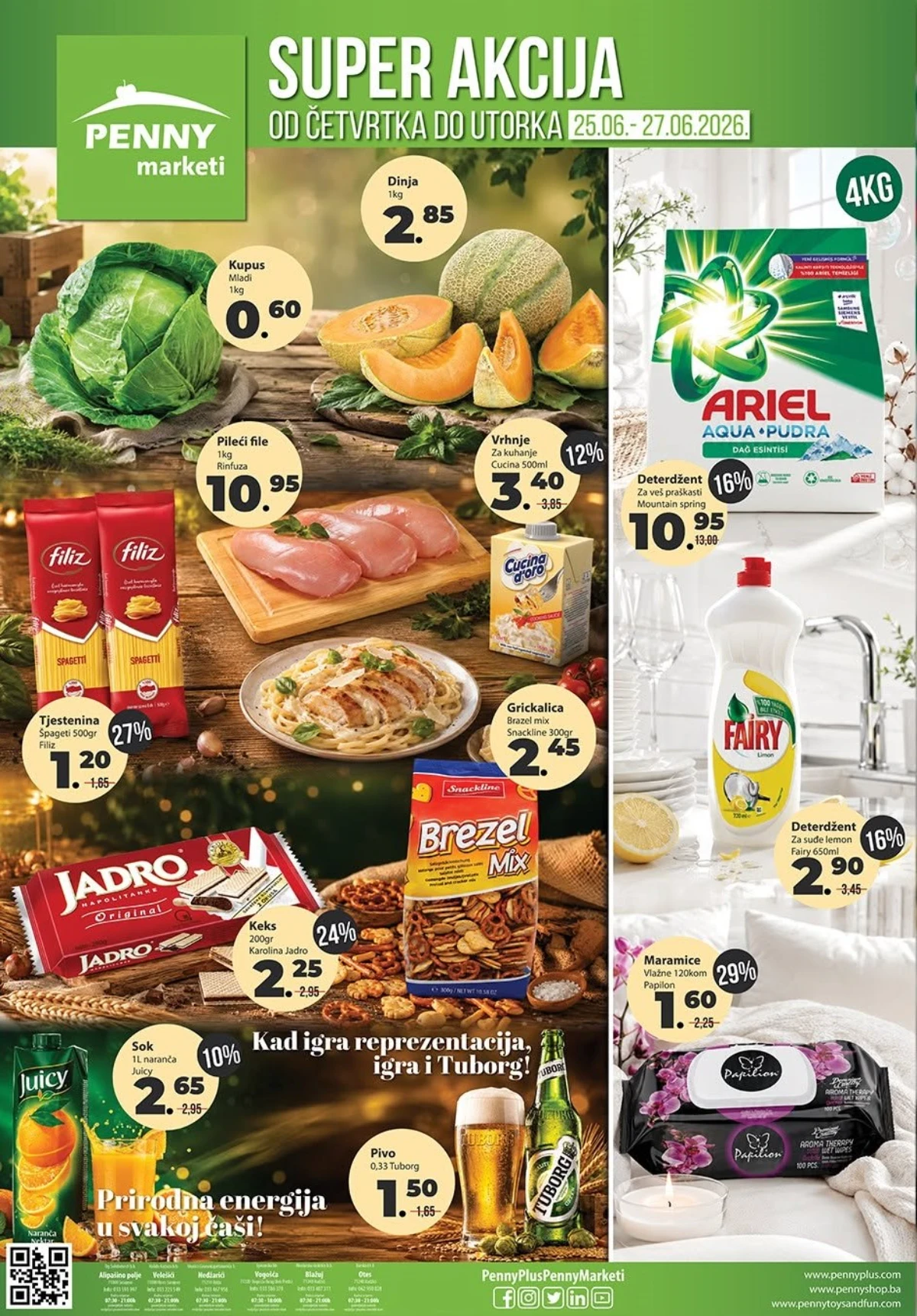 Penny Plus akcija do 29% popusta – Super akcija i vikend sniženja od 25. do 27.06.2026