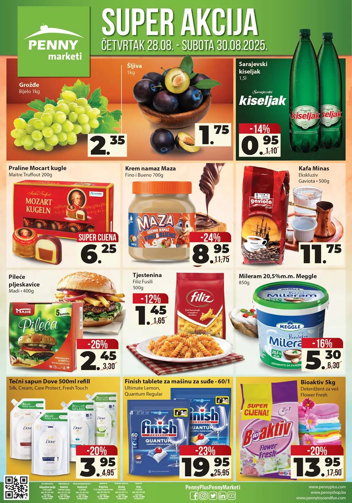 Penny Marketi vikend akcija – sniženja do 30.08.2025