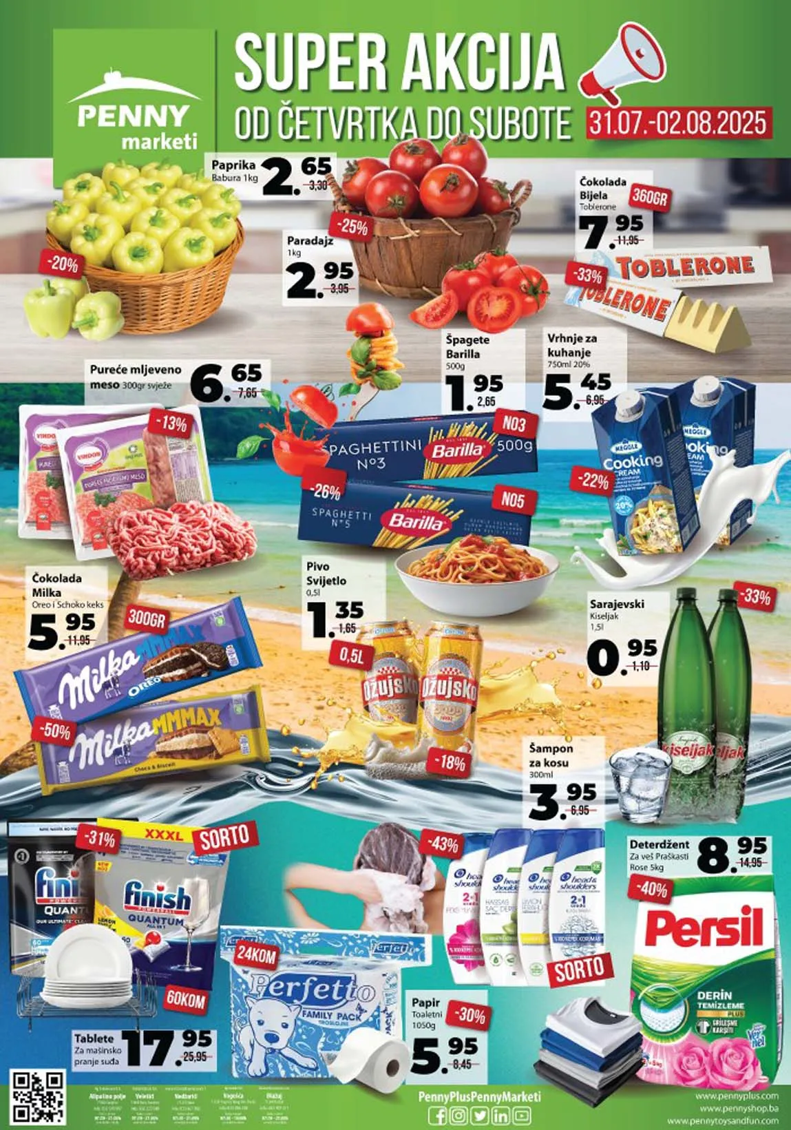 Penny marketi vikend akcija – Sniženja do 02.08.2025.