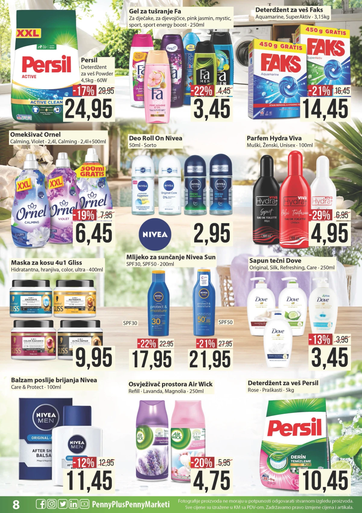 Penny Marketi katalog strana 8 – deterdženti, kozmetika, njega tijela i proizvodi za domaćinstvo