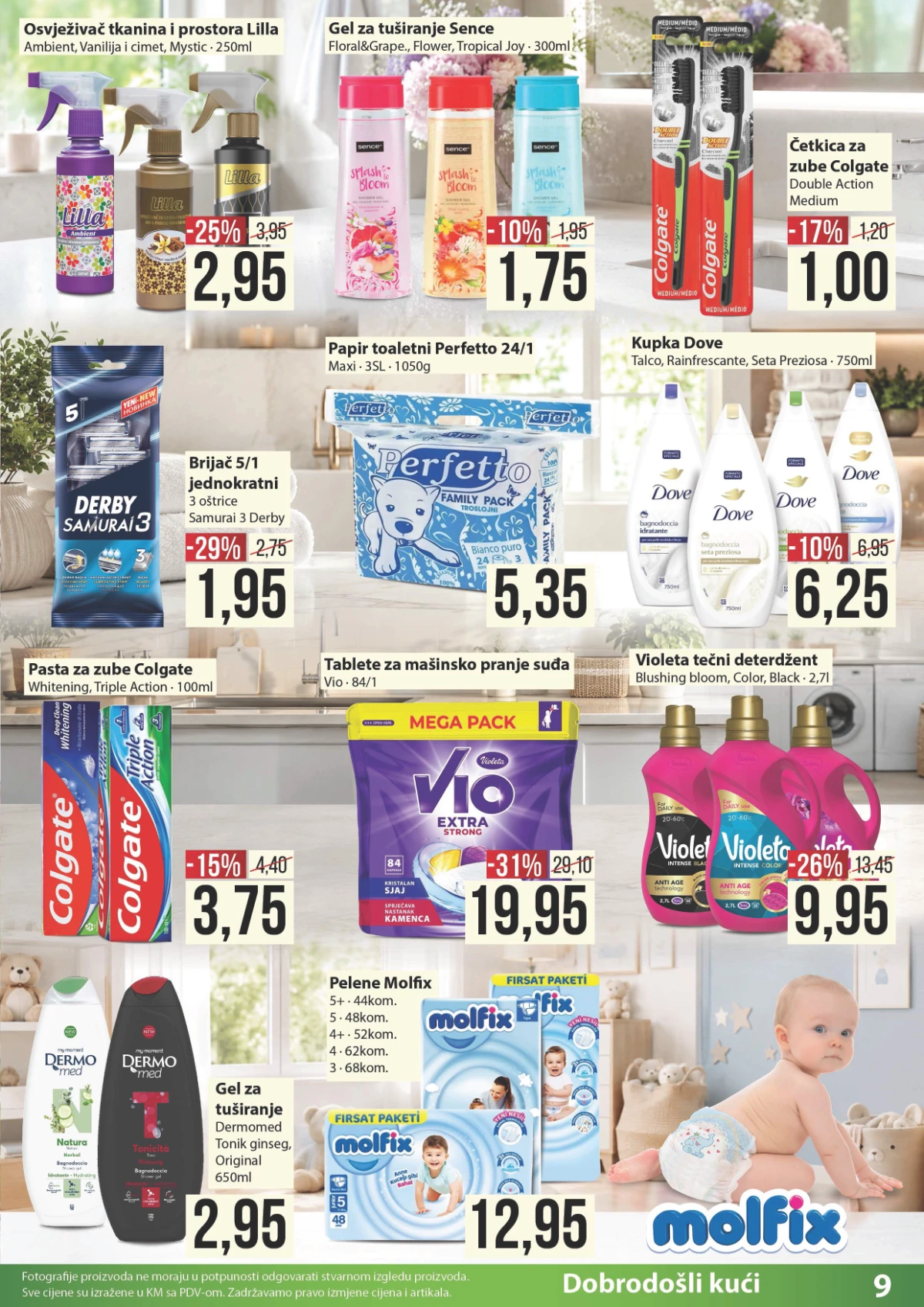 Penny Marketi katalog strana 9 – higijena, sredstva za čišćenje i proizvodi za bebe
