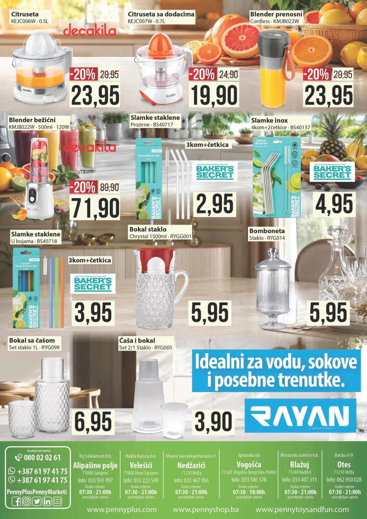 Penny Marketi katalog strana 10 – kuhinjski pribor, stakleni proizvodi i ljetni dodaci za dom