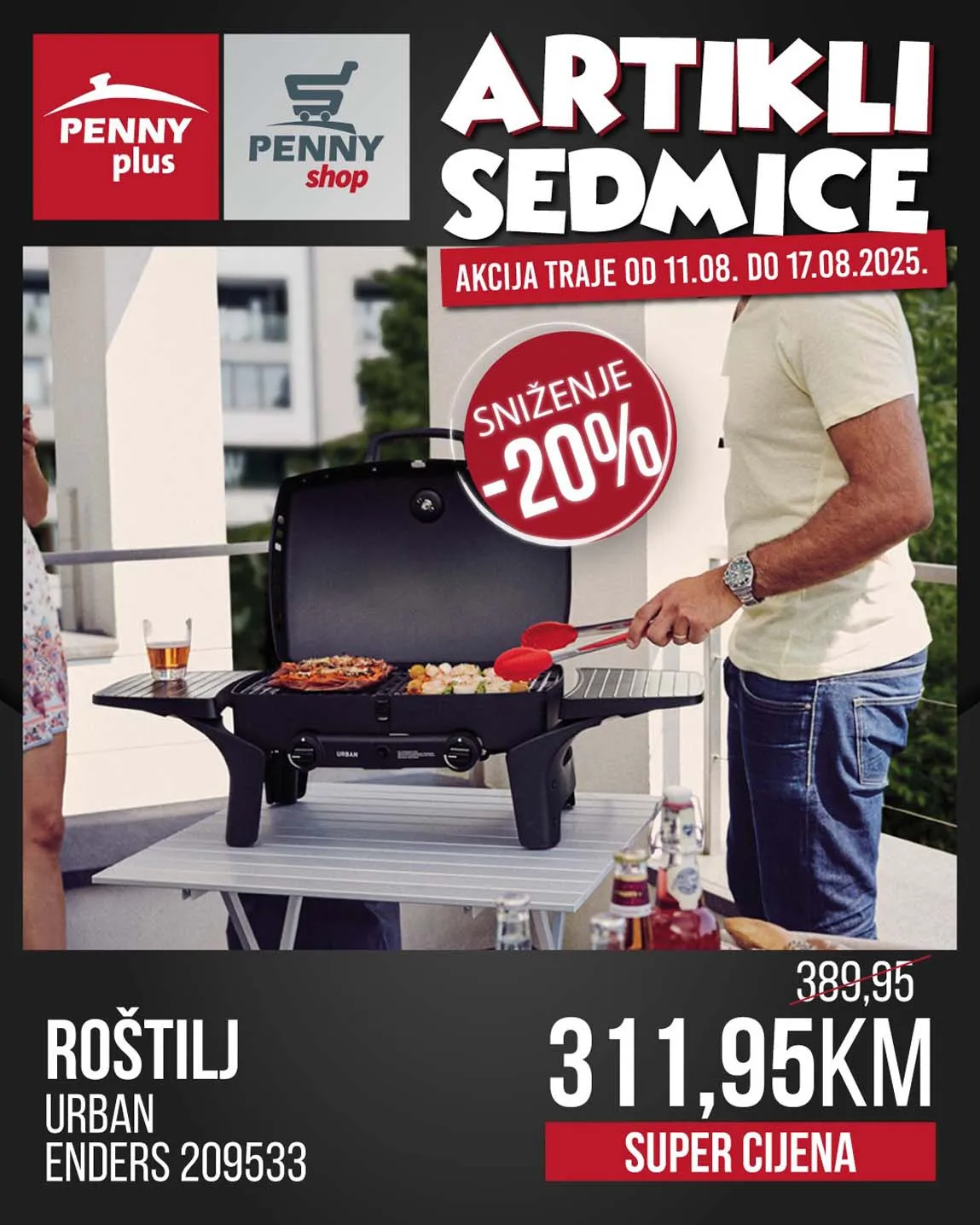 Penny Plus akcija august 2025 - sniženje artikala