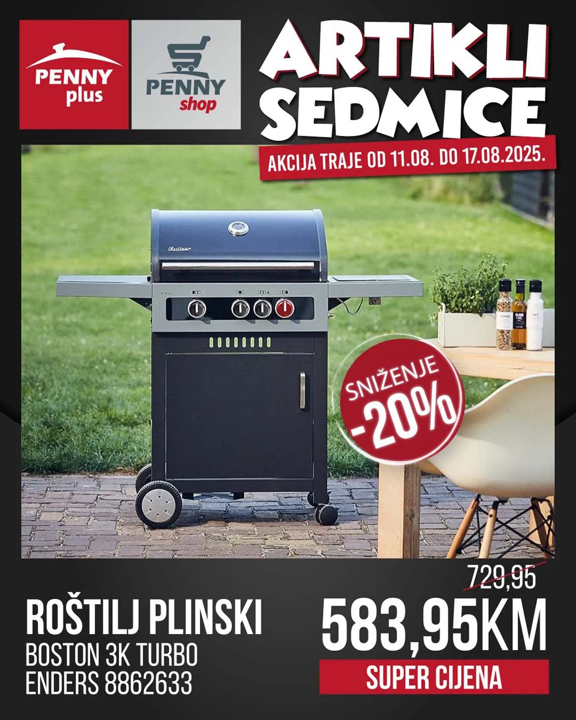 Penny Plus akcija august 2025 - sniženje artikala