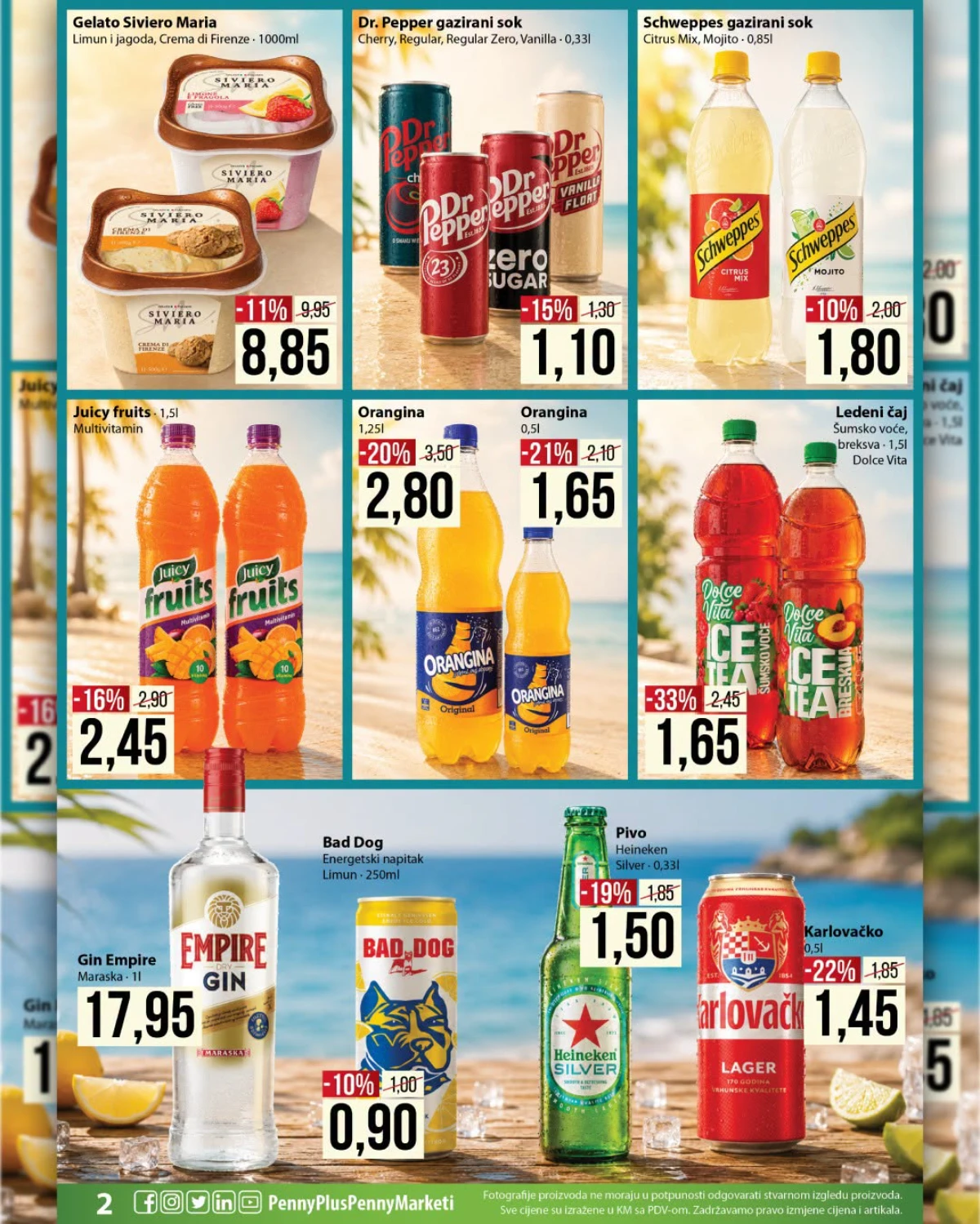 PENNY Marketi katalog 17.07. do 09.08.2026. – Gelato Siviero Maria, Dr Pepper i Dolce Vita Ice Tea na akciji