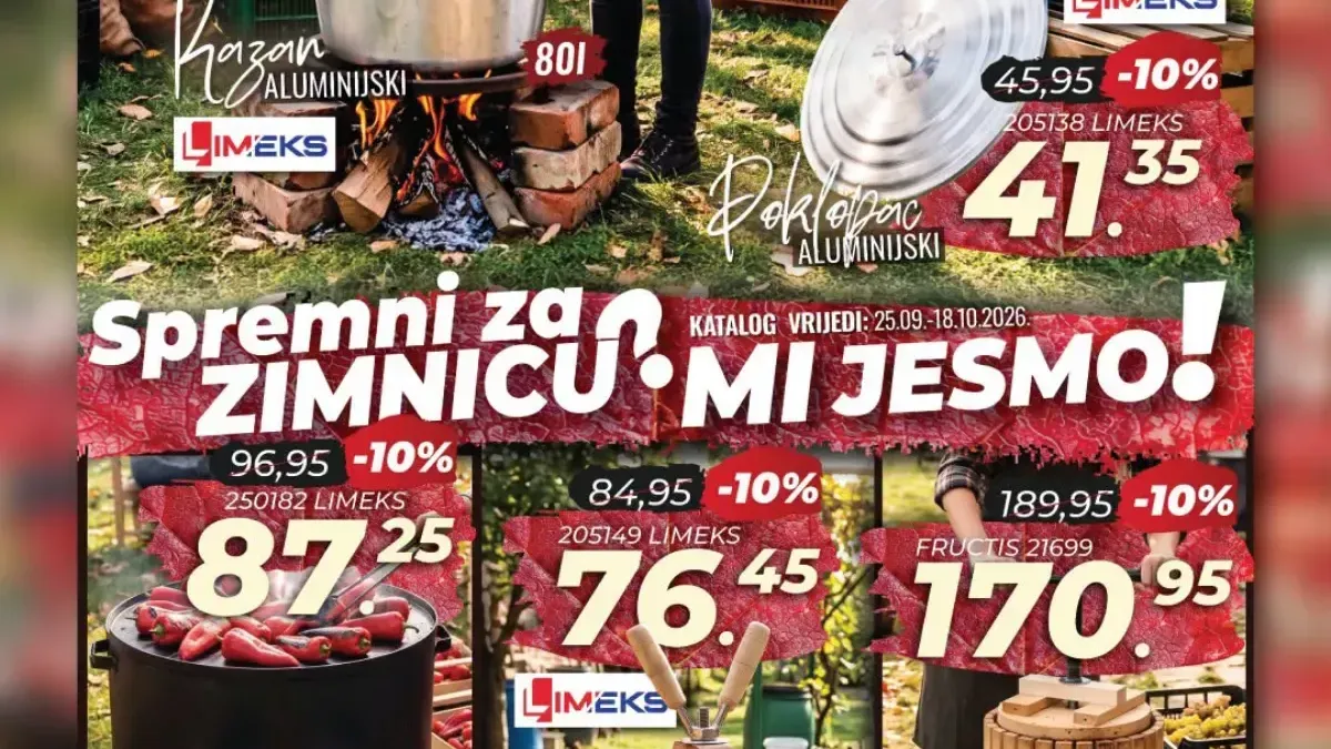Penny Plus: Spremni za zimnicu – novi katalog do 18.10.2026. uz popuste do 20%