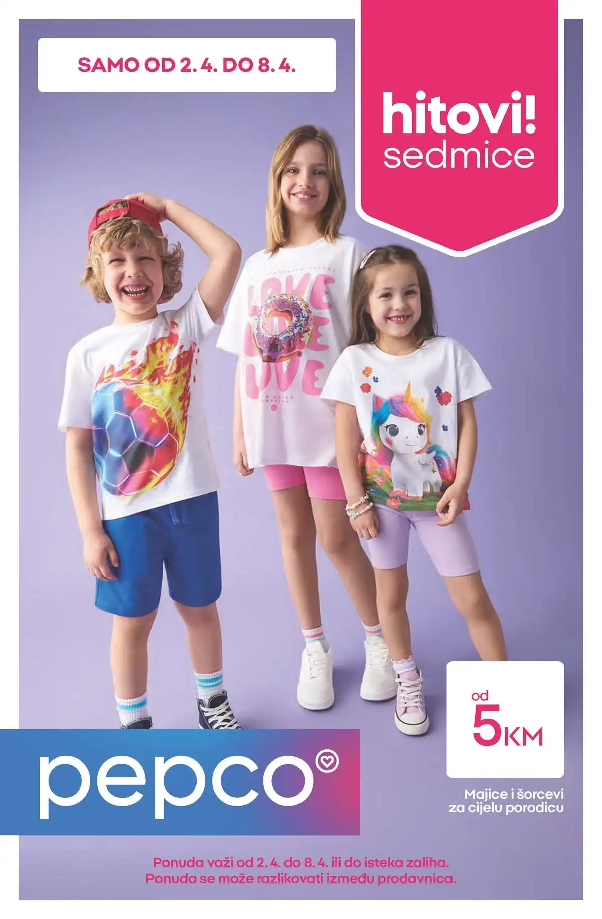 PEPCO hitovi sedmice nova sniženja katalog april 2026 ponuda