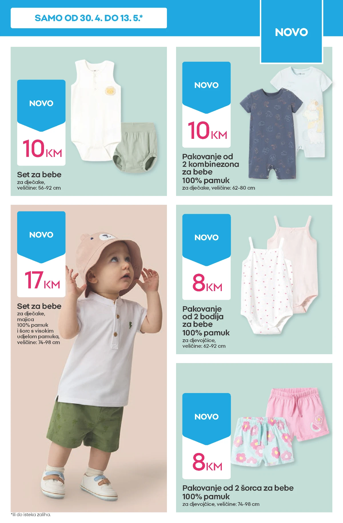 Pepco hitovi sedmice bebi setovi kombinezoni i odjeća za najmlađe do 13.05.2026 strana 5