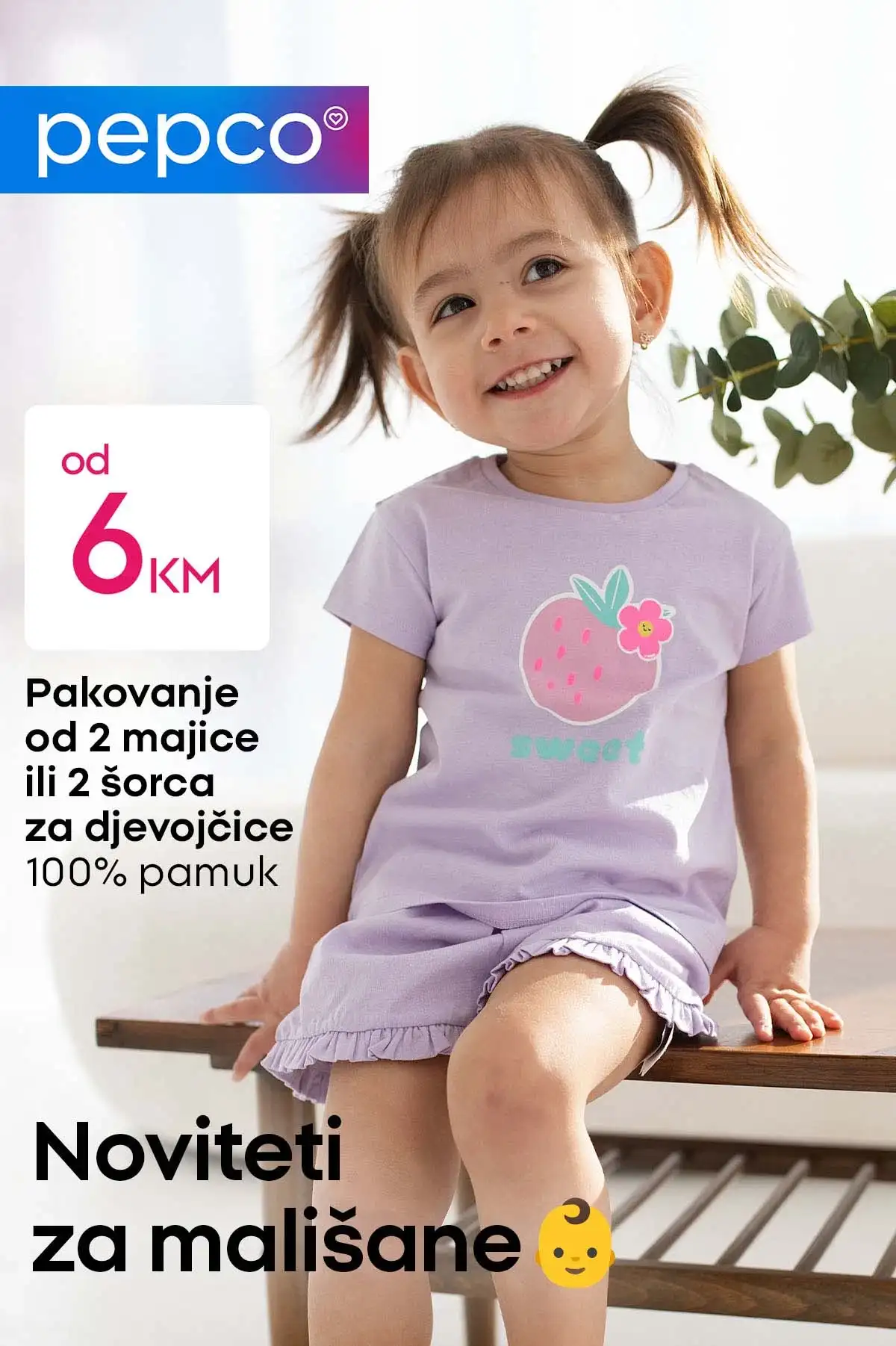 PEPCO hitovi za mališane od 6 KM nova kolekcija odjeća i dodaci april 2026